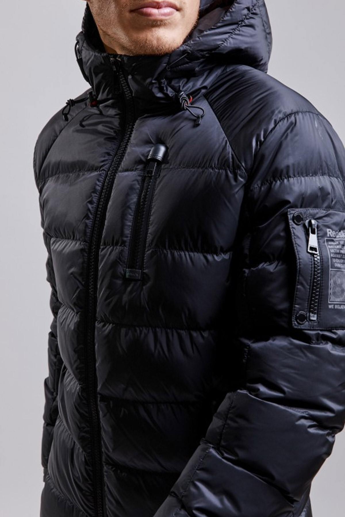 Men's black down jacket - Image n°3