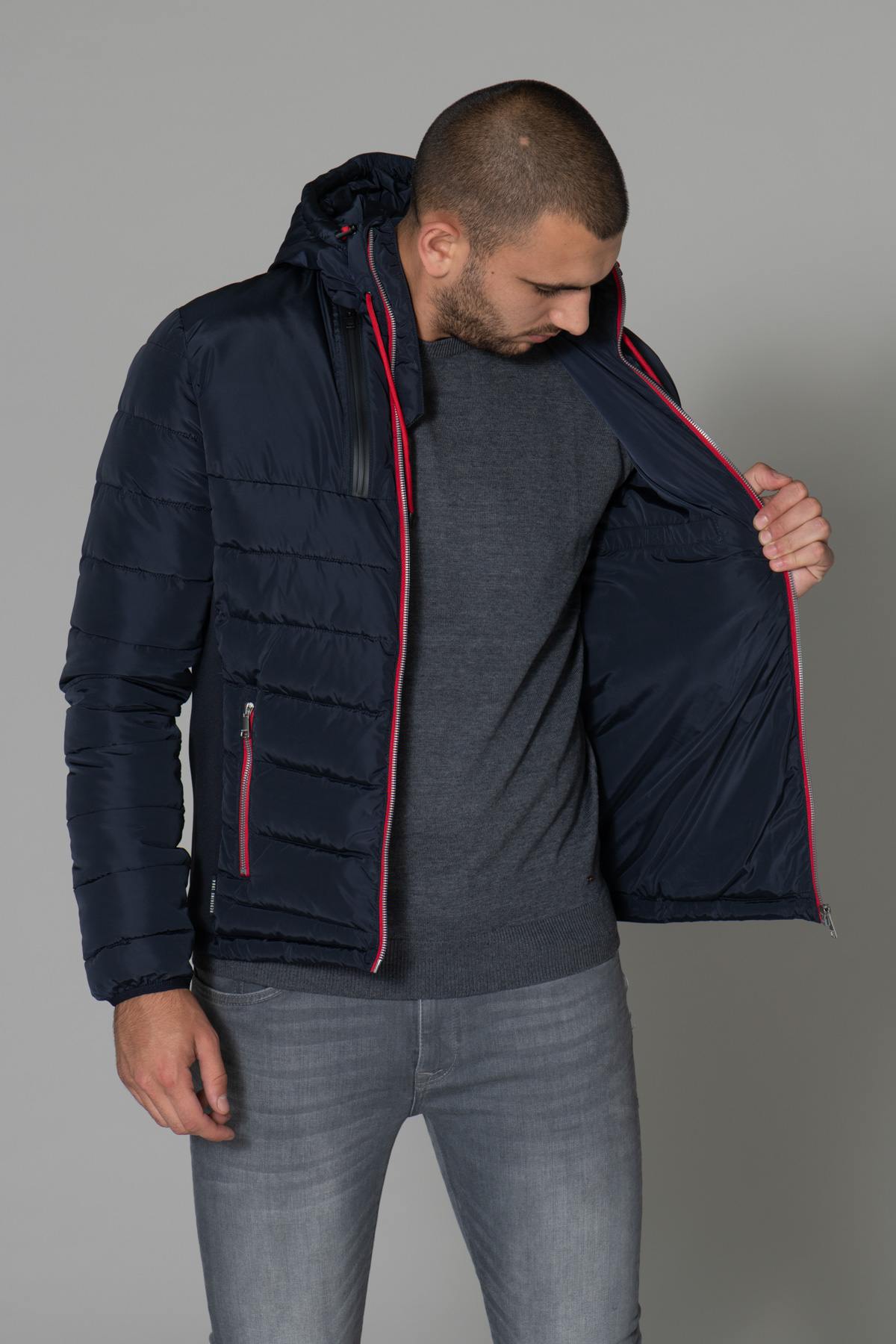 Fine sportswear down jacket - Image n°4