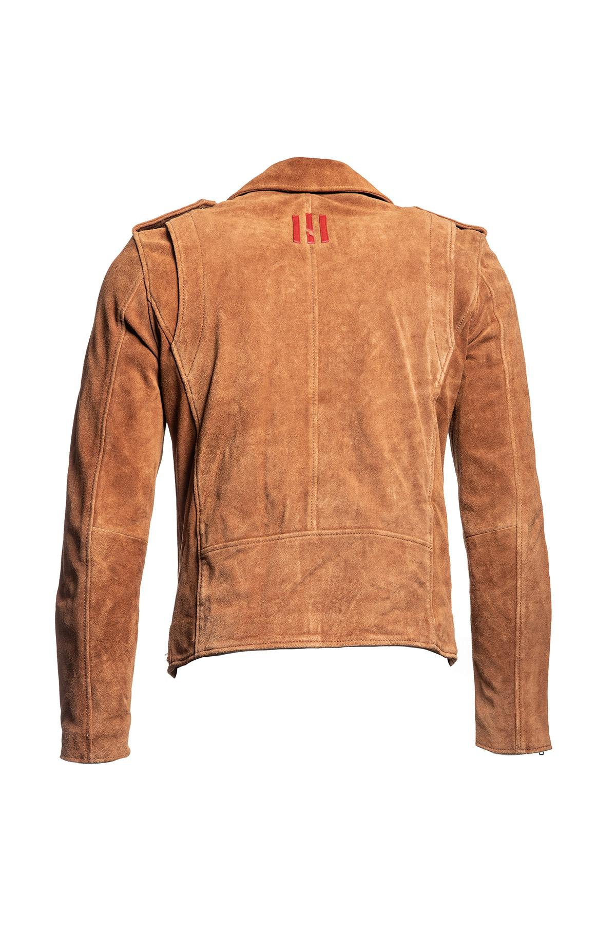 Biker Jacket in premium suede sheep leather - Image n°9