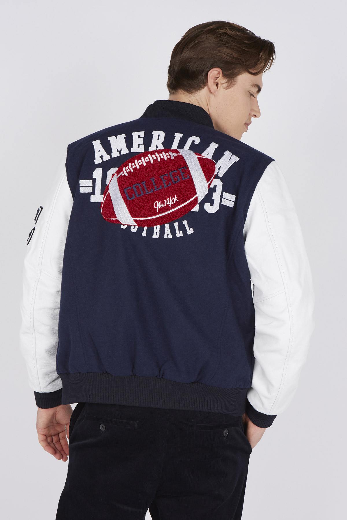 Teddy Varsity American Football white and blue - Image n°3