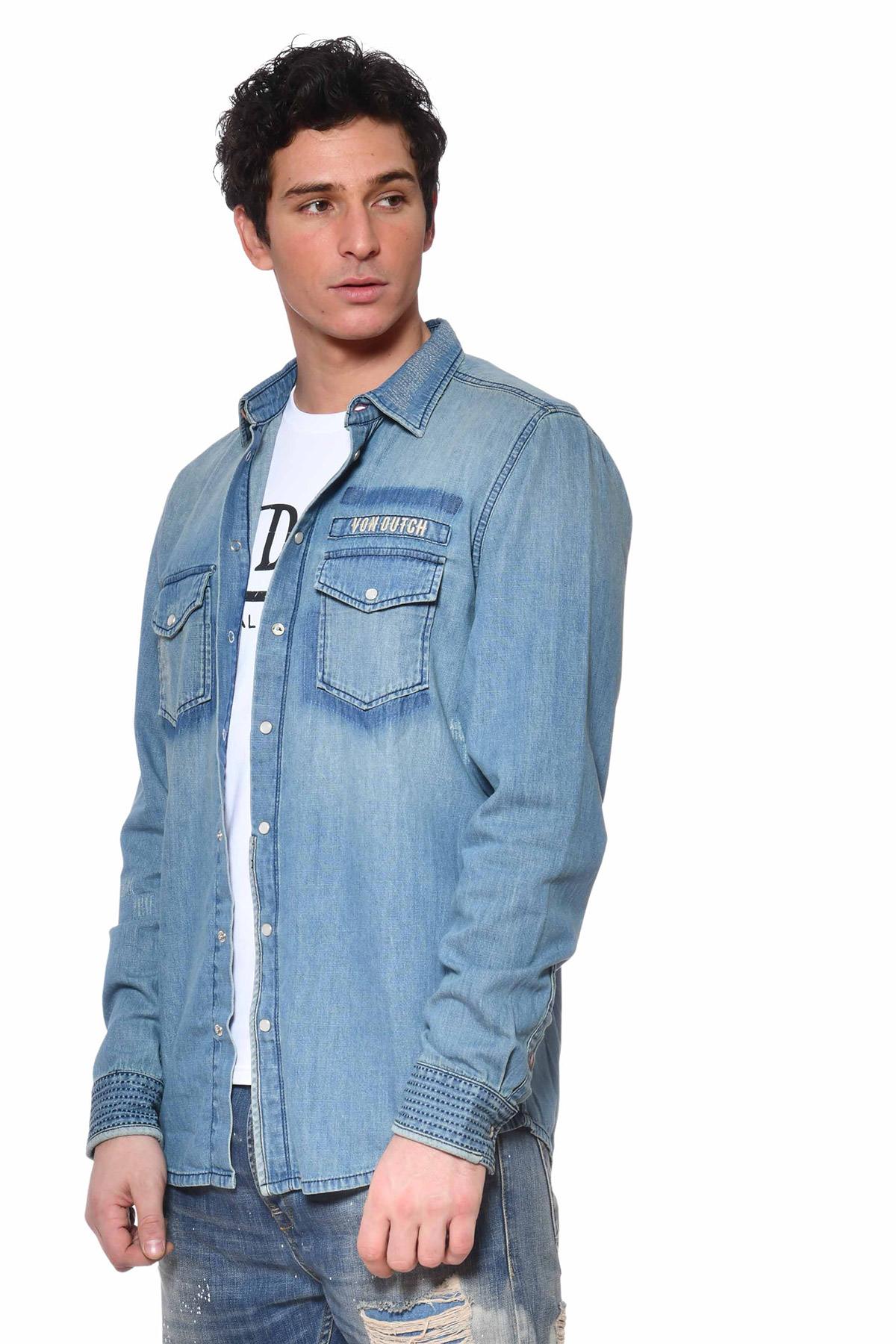 Kustom Kulture denim shirt - Image n°3