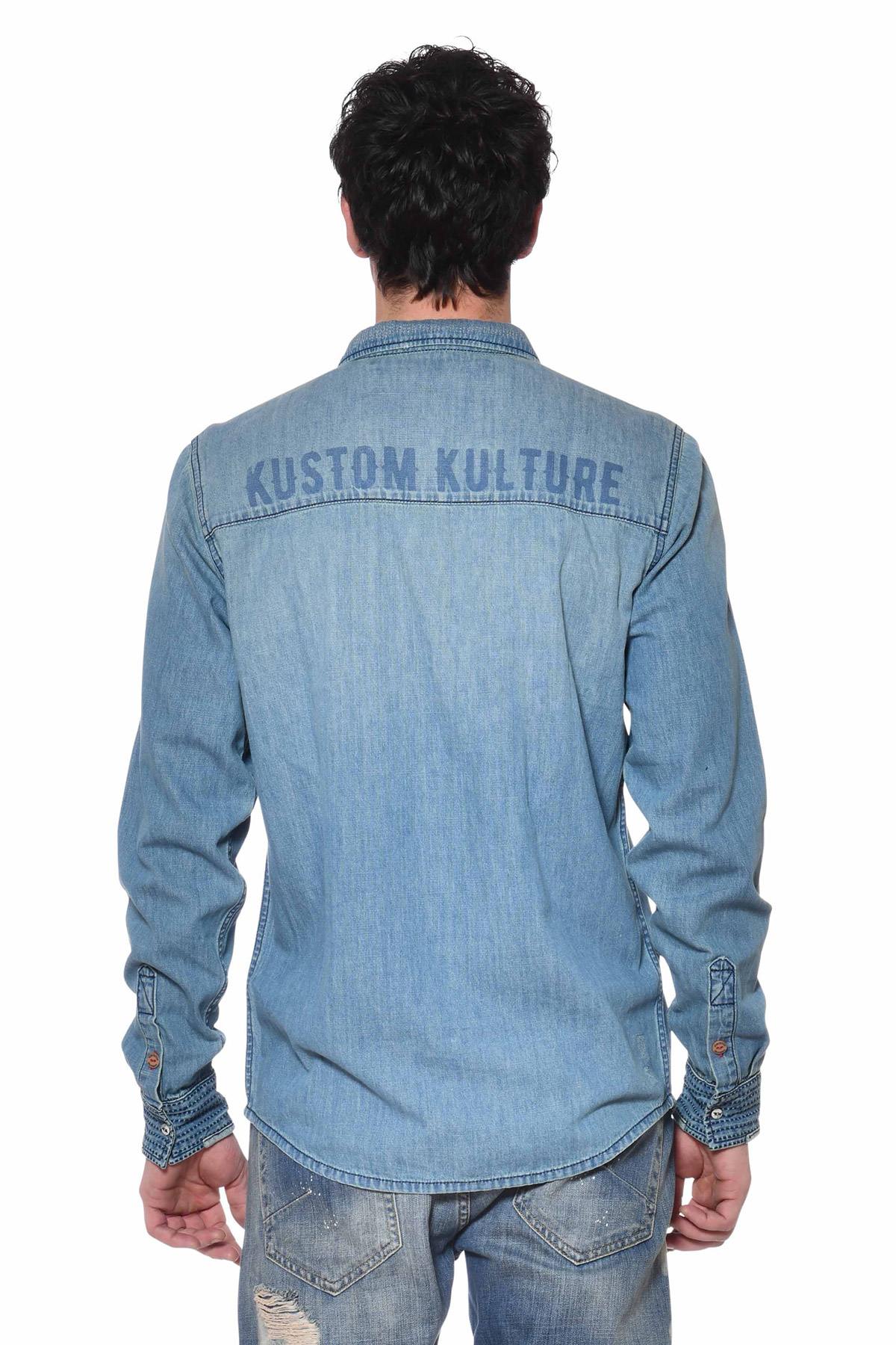 Kustom Kulture denim shirt - Image n°2