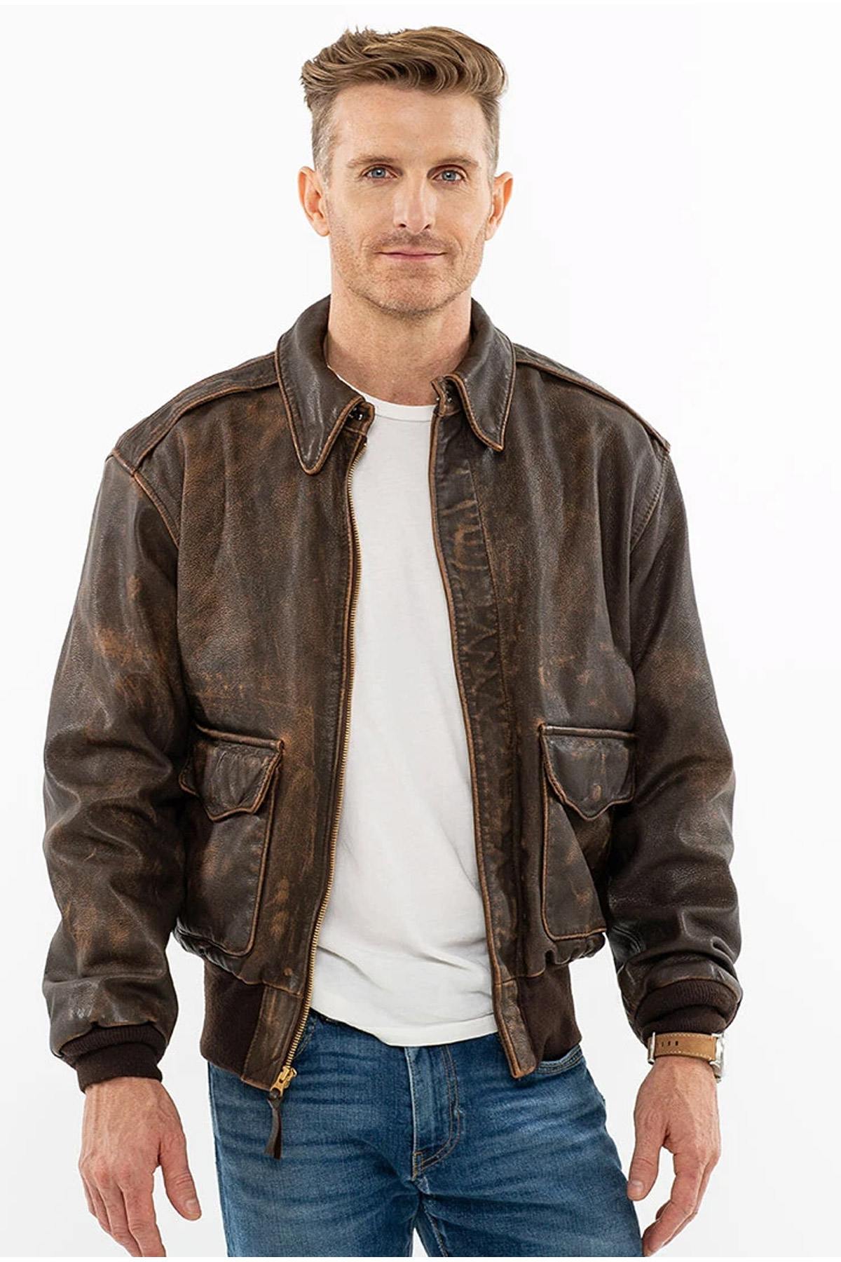 Mustang A2 Distressed Leather Driver - Image n°5