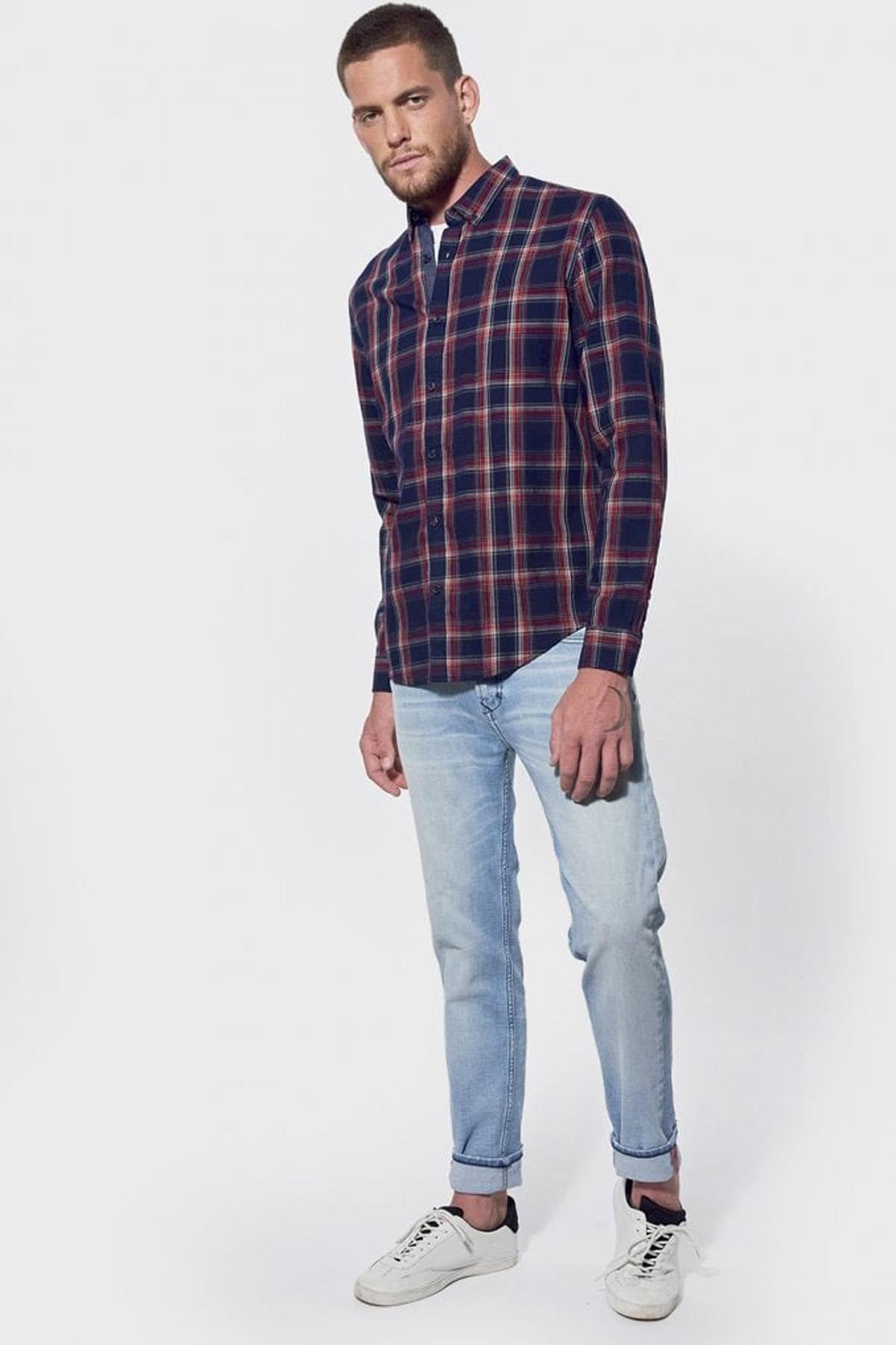 Men's checked shirt - Image n°3