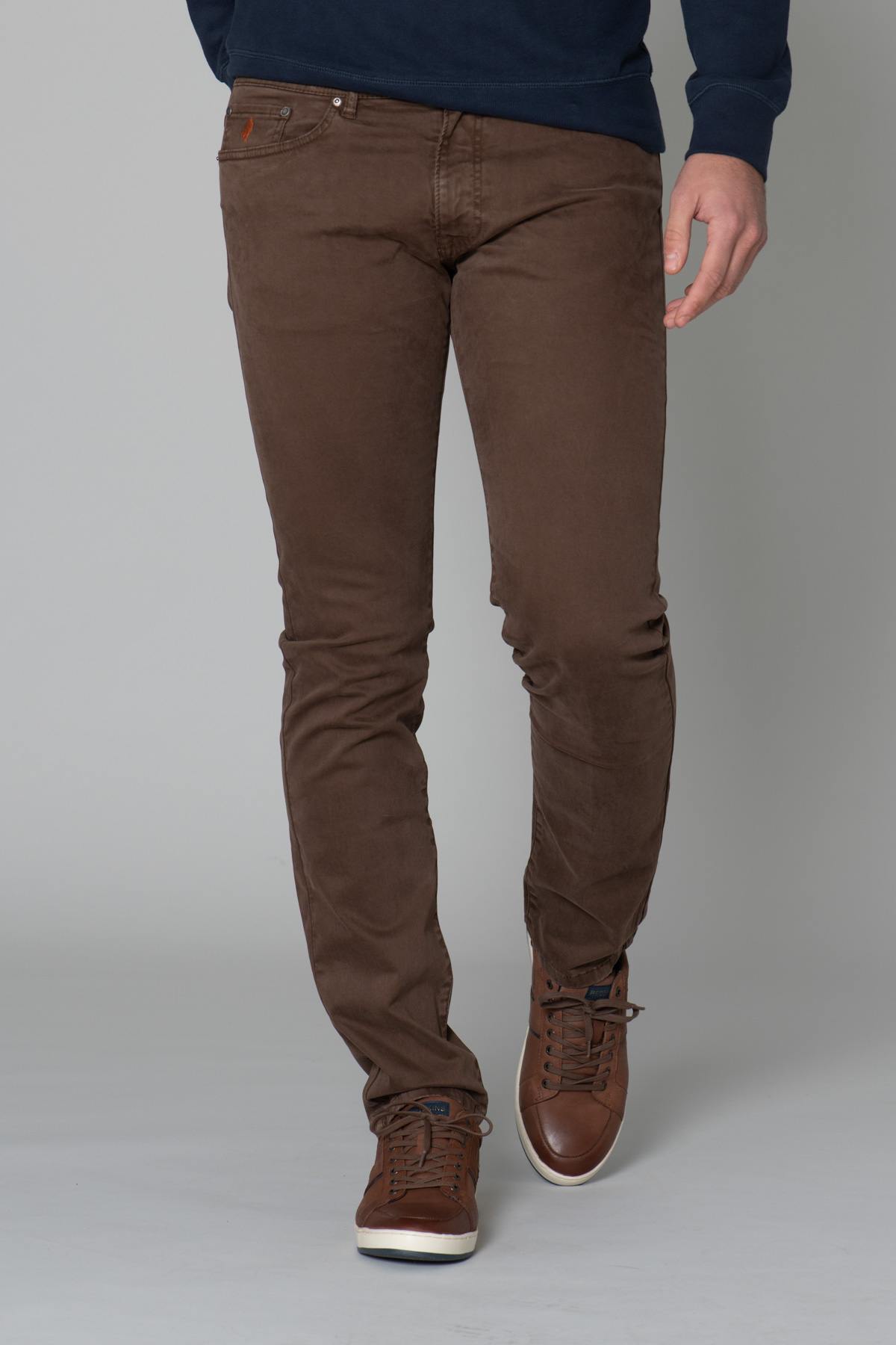 Men's brown jeans - Image n°1