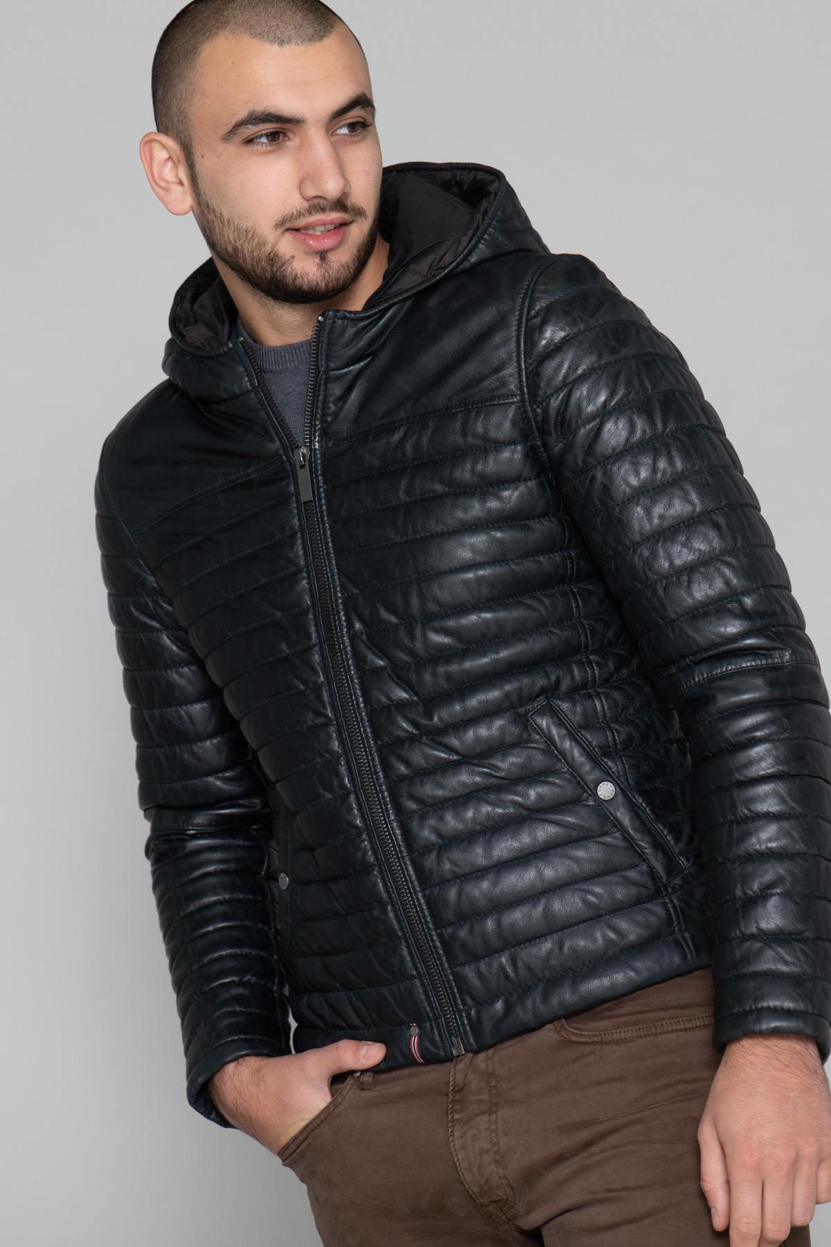 Men's light and warm down jacket - Image n°4