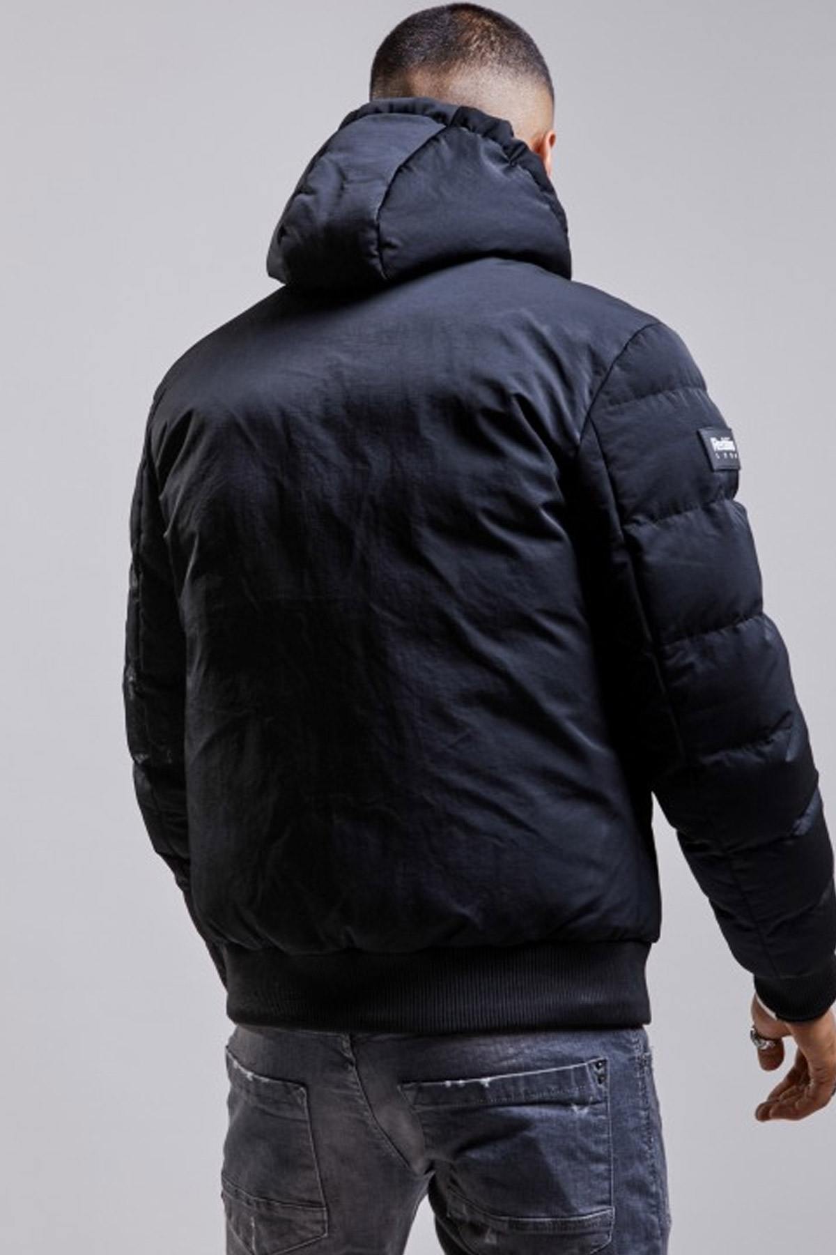 Reversible hooded down jacket - Image n°3