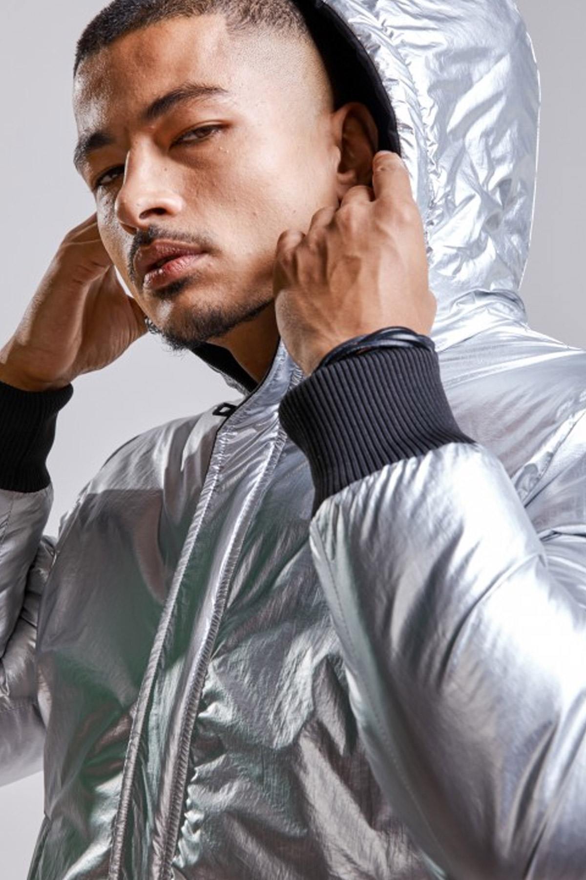 Reversible hooded down jacket - Image n°2