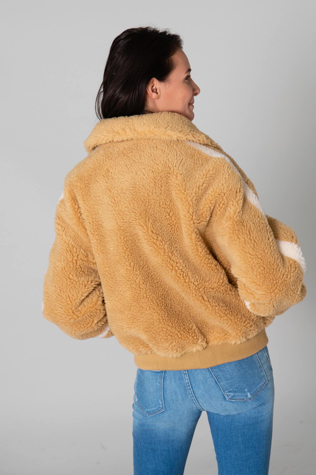 Oversized faux fur jacket - Image n°5