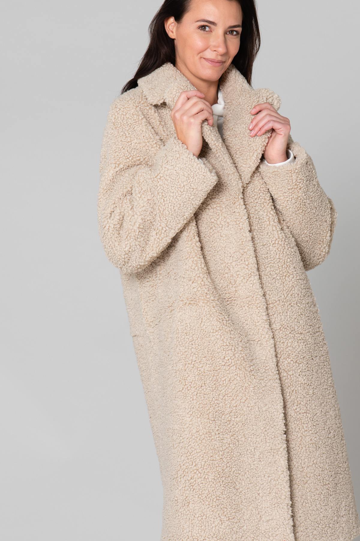 Women's faux fur coat - Image n°8