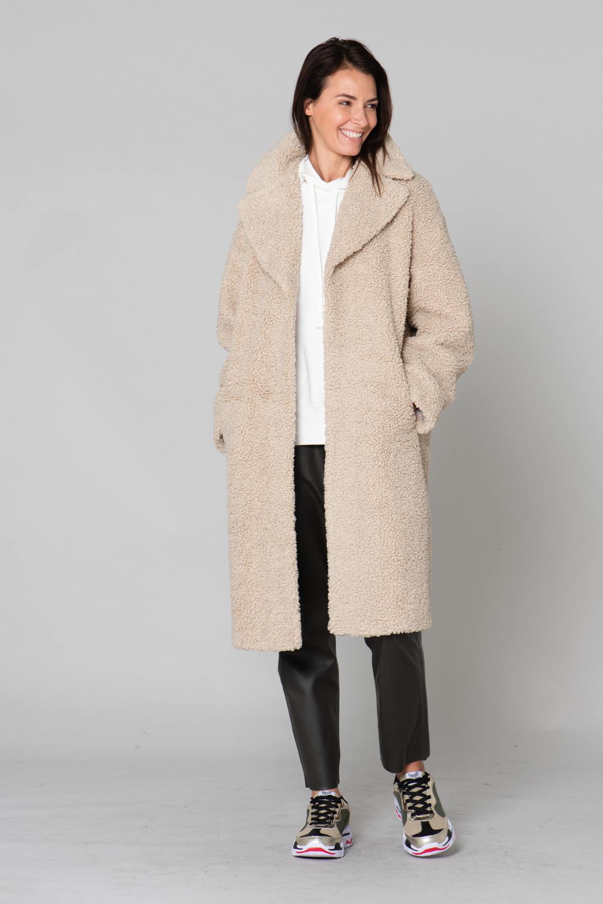 Women's faux fur coat - Image n°3