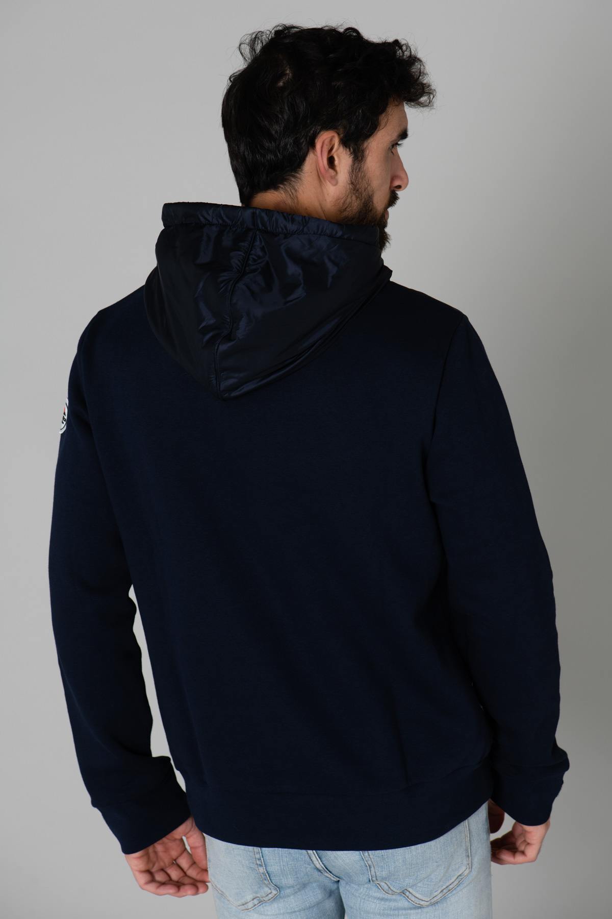 Blue sportswear textile jacket - Image n°4