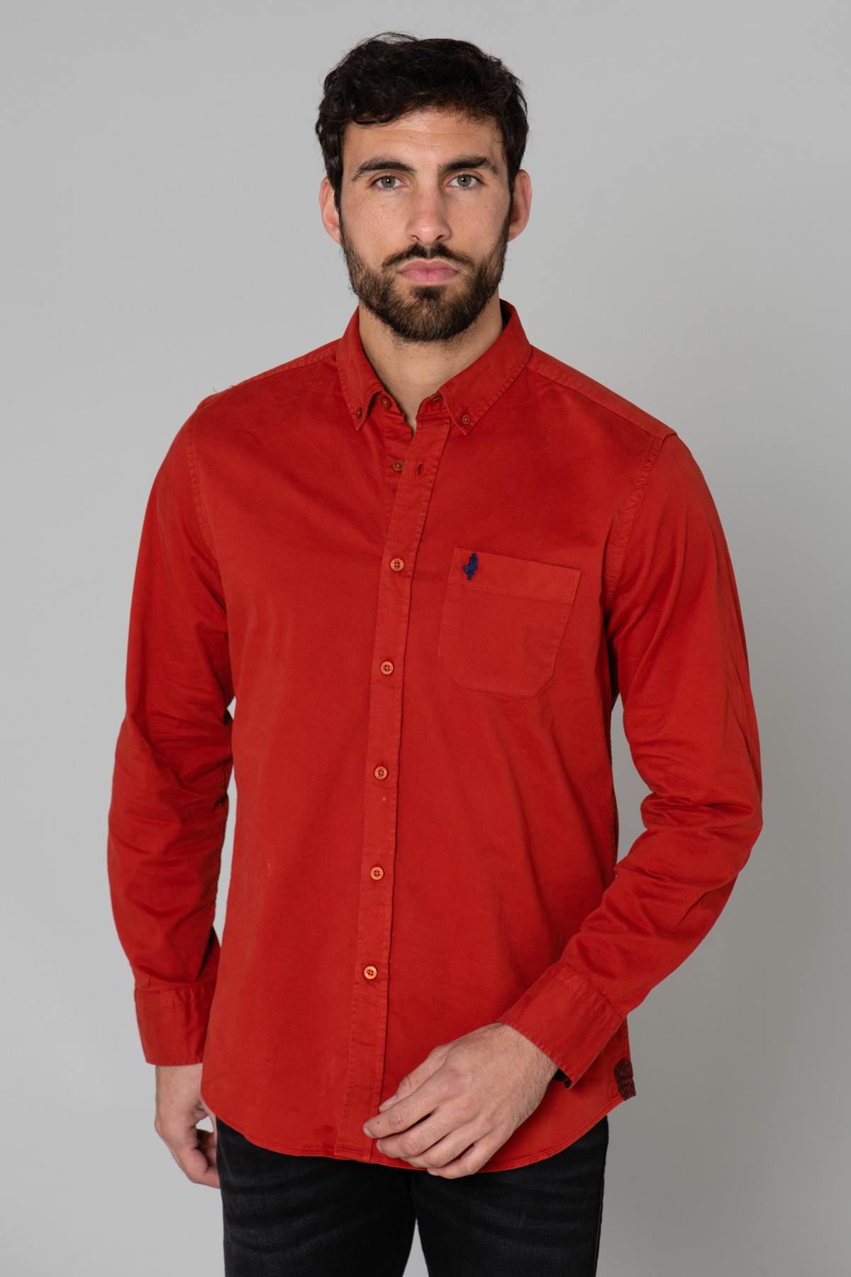 Dark orange shirt - Image n°1