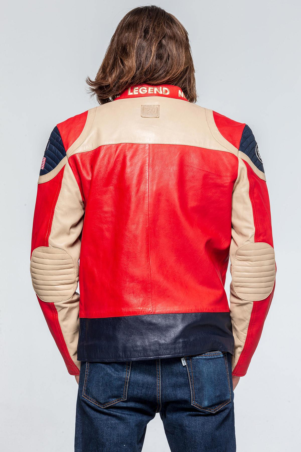 Men's leather 24h Le Mans red - Image n°7