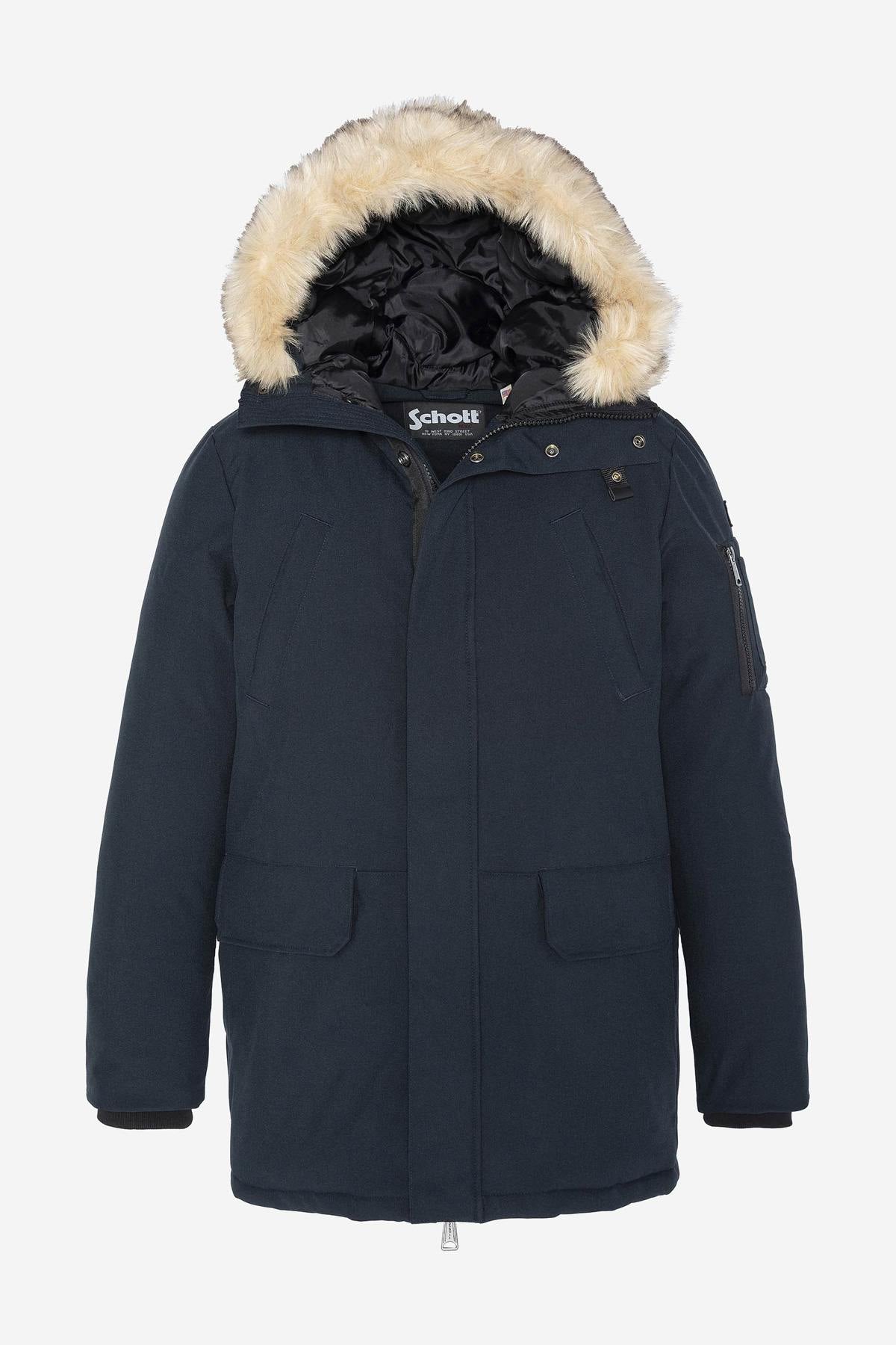 Snorkel parka with removable synthetic fur - Image n°3