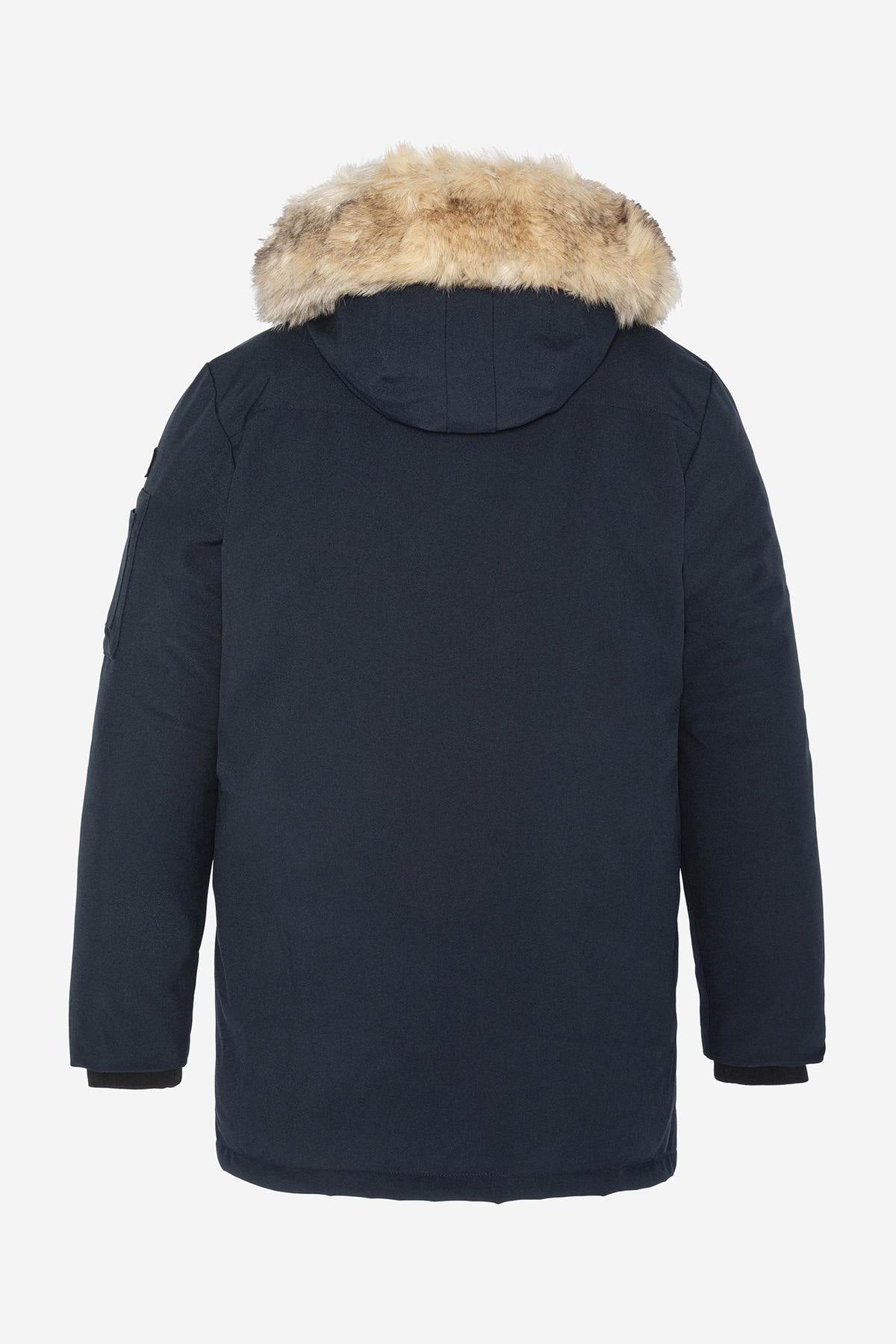 Snorkel parka with removable synthetic fur - Image n°5