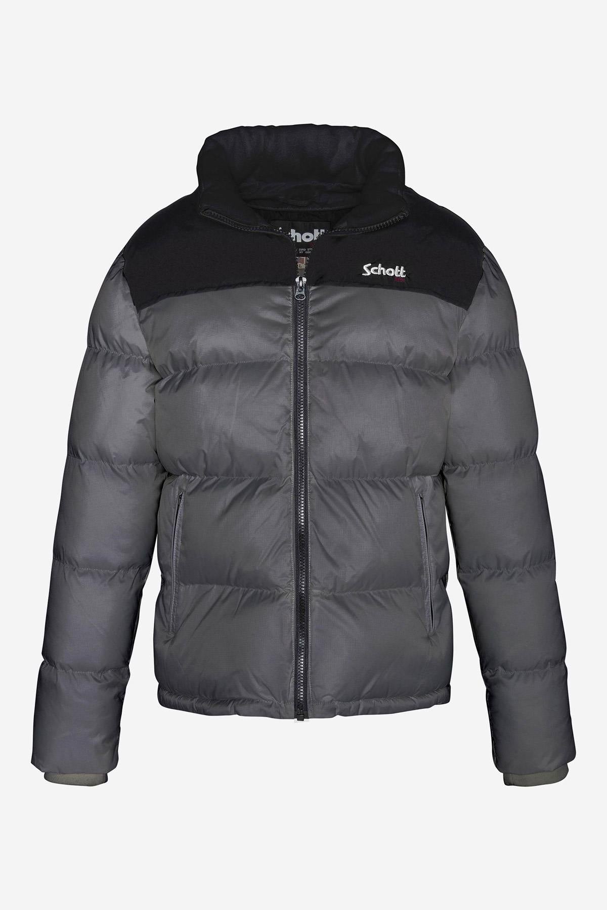 Anthracite down jacket - Image n°1