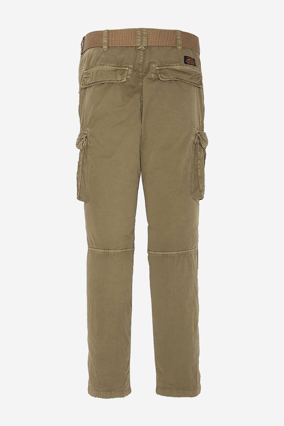 Beige cargo style pants - Image n°2