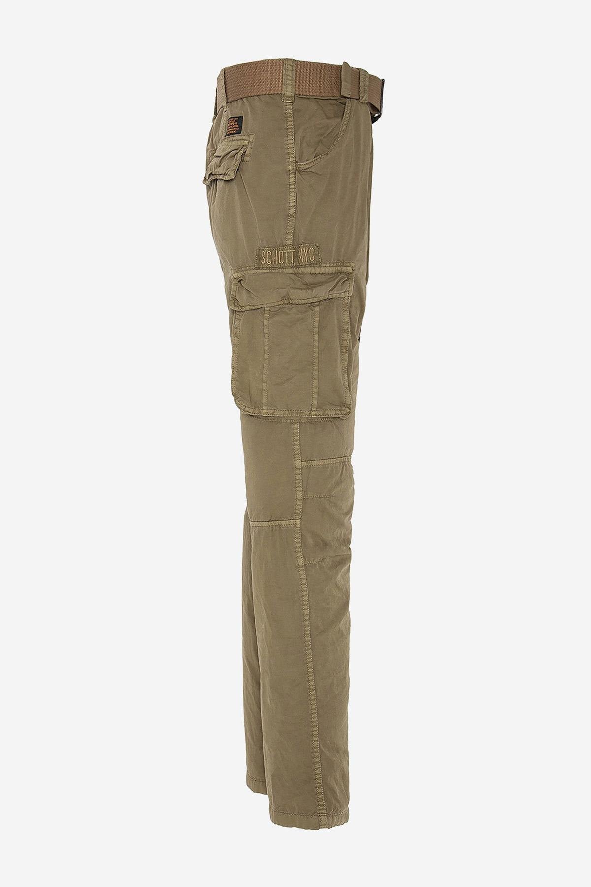 Beige cargo style pants - Image n°3