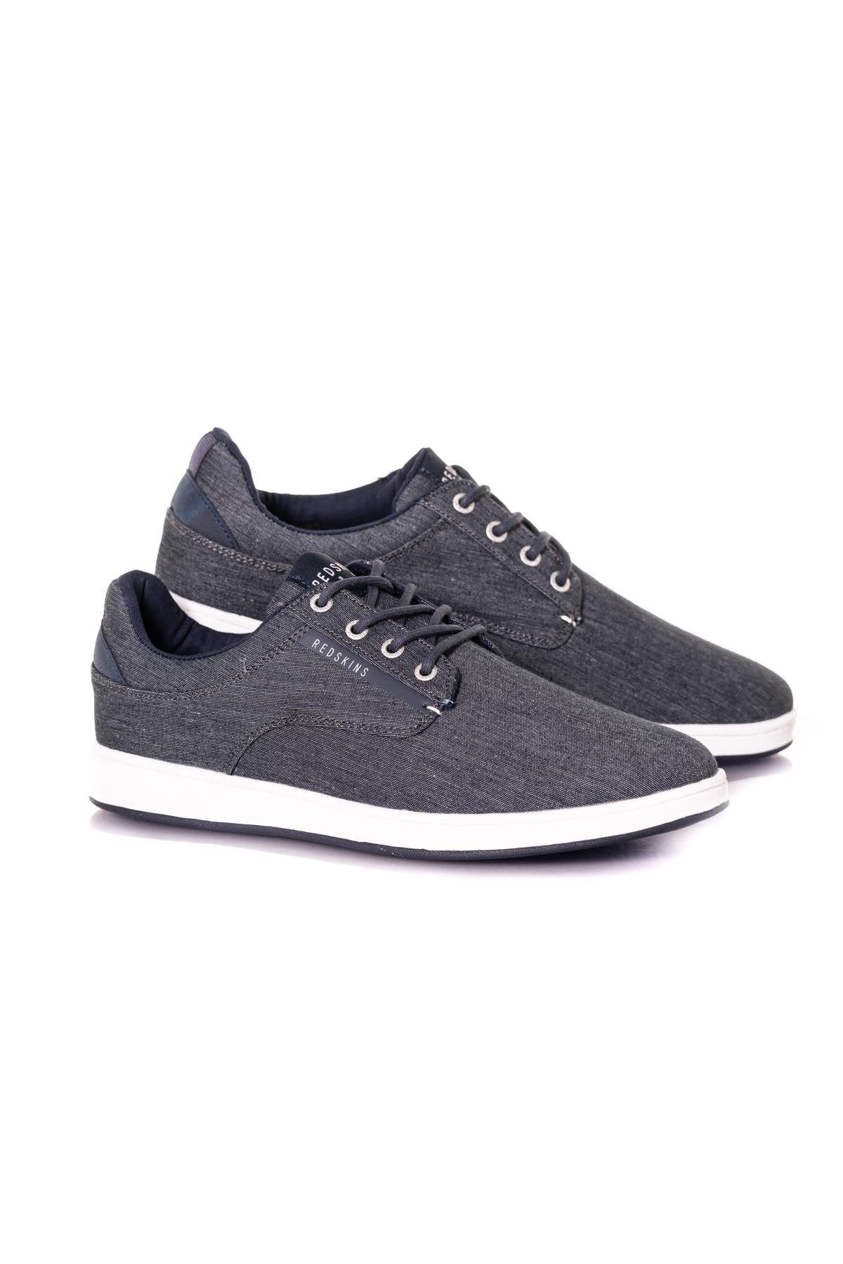 Men's blue denim sneakers - Image n°8