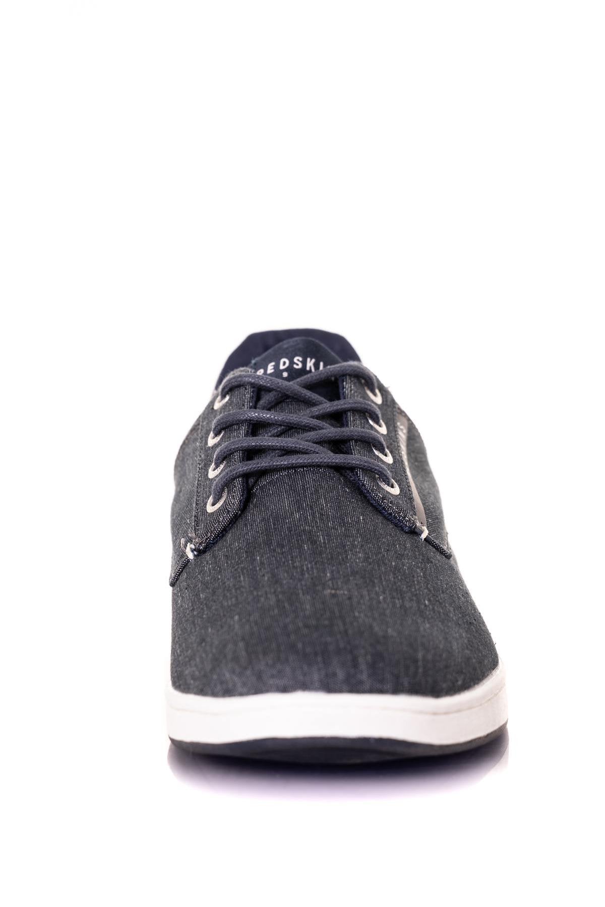 Men's blue denim sneakers - Image n°12