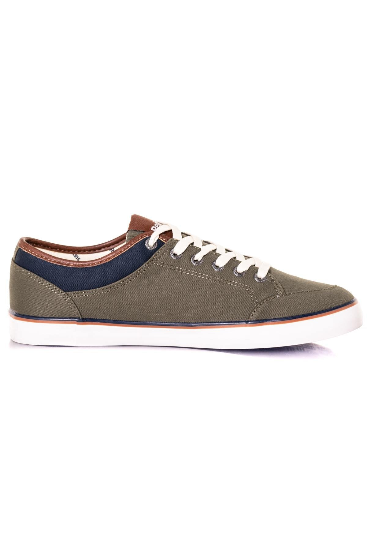 Khaki canvas sneakers - Image n°9