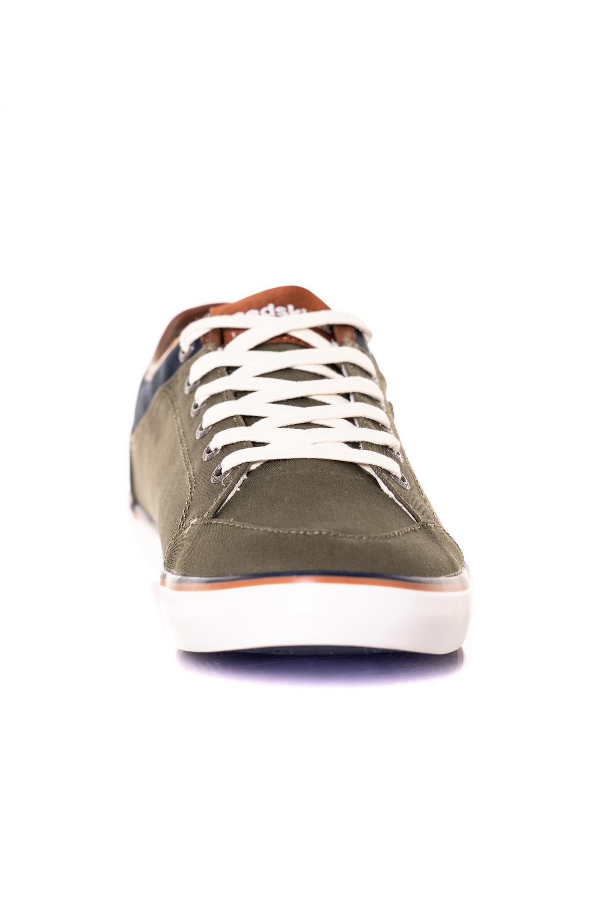 Khaki canvas sneakers - Image n°12