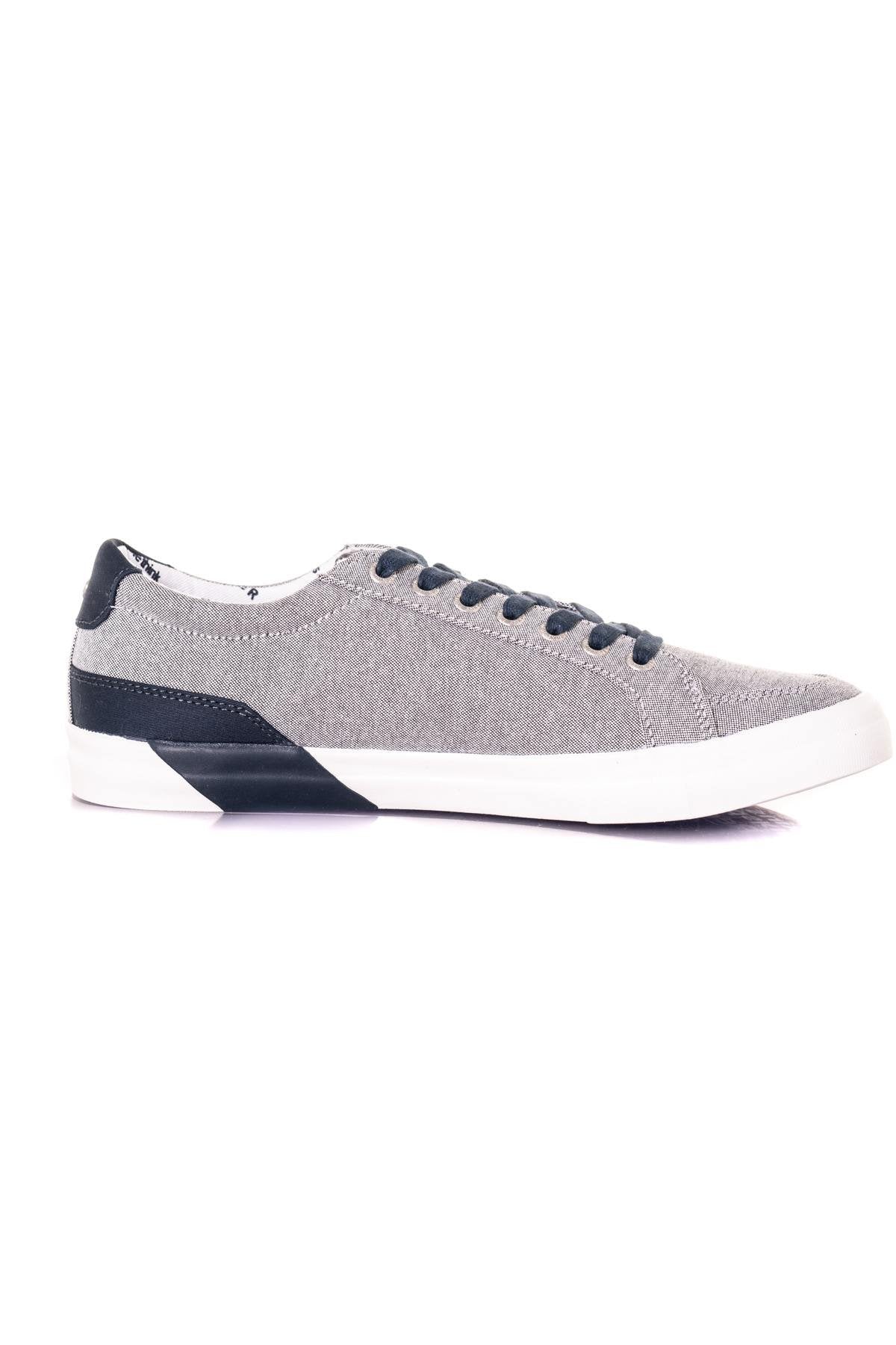 Gray canvas sneakers - Image n°9