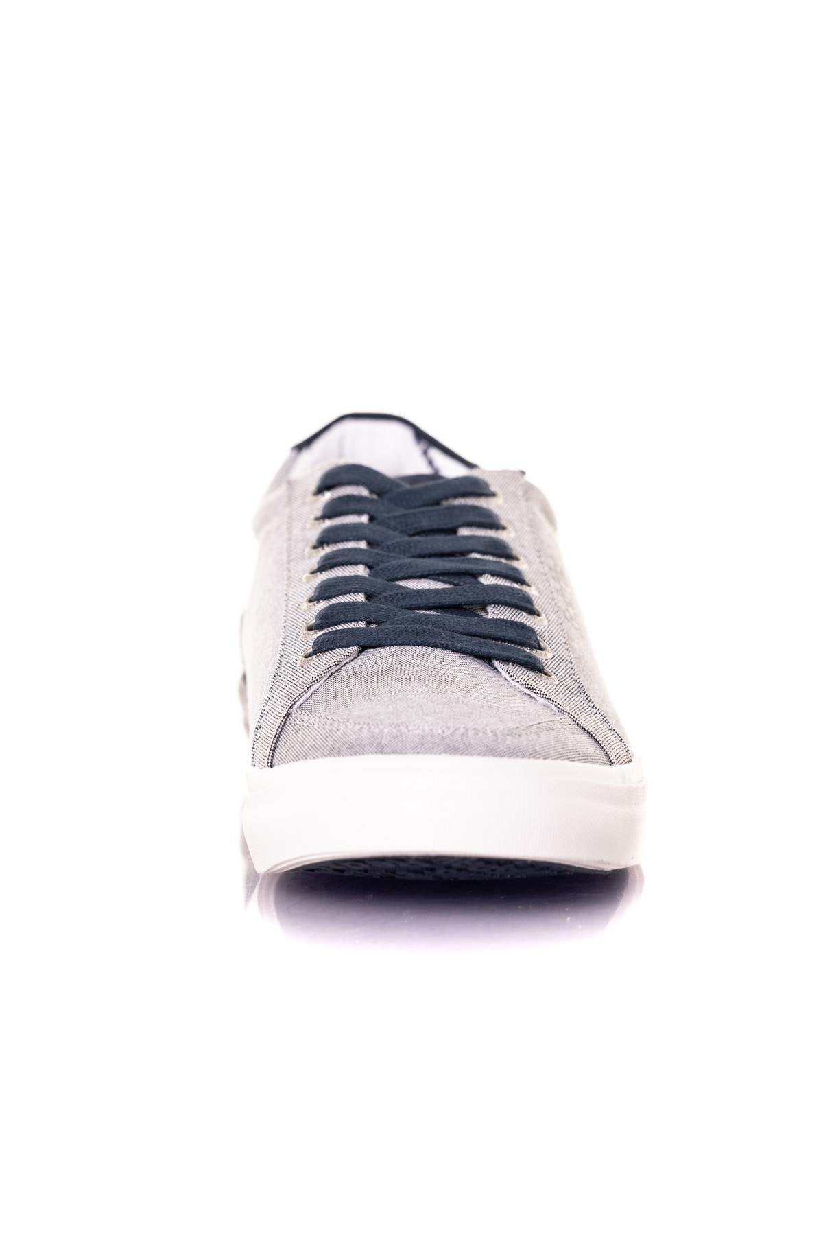 Gray canvas sneakers - Image n°12