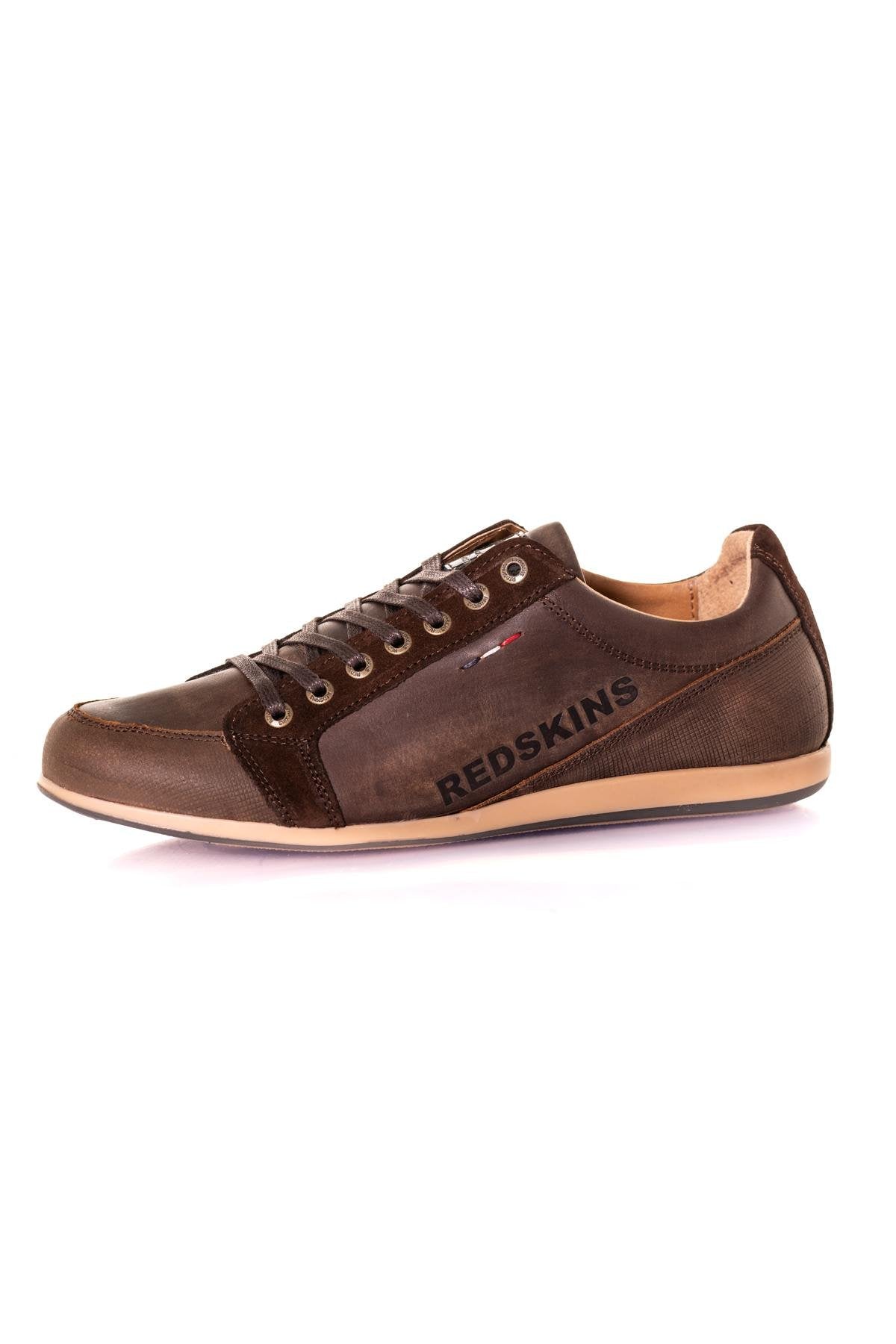 Brown leather sneakers - Image n°14