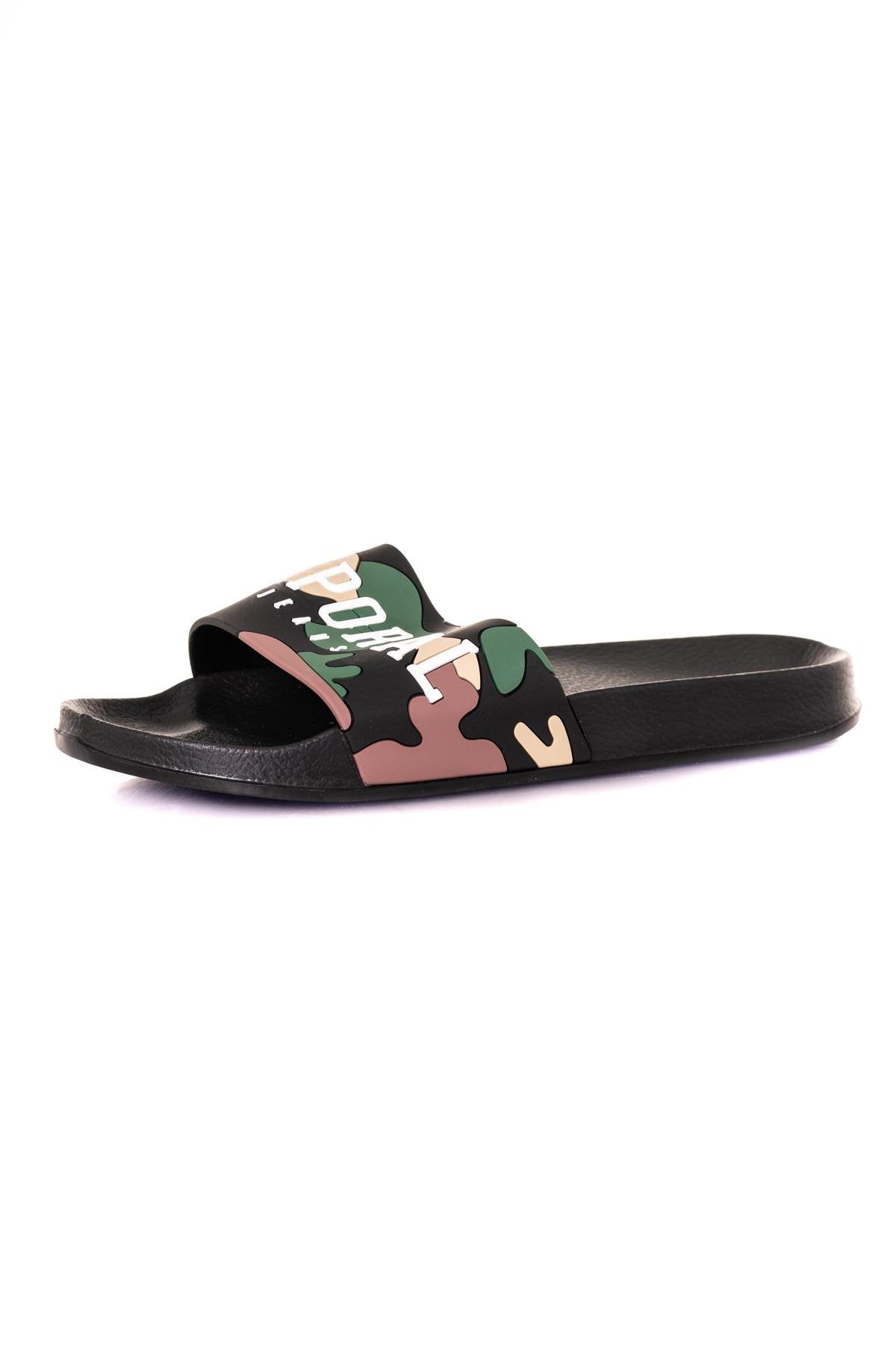 Khaki green mule sandals - Image n°4