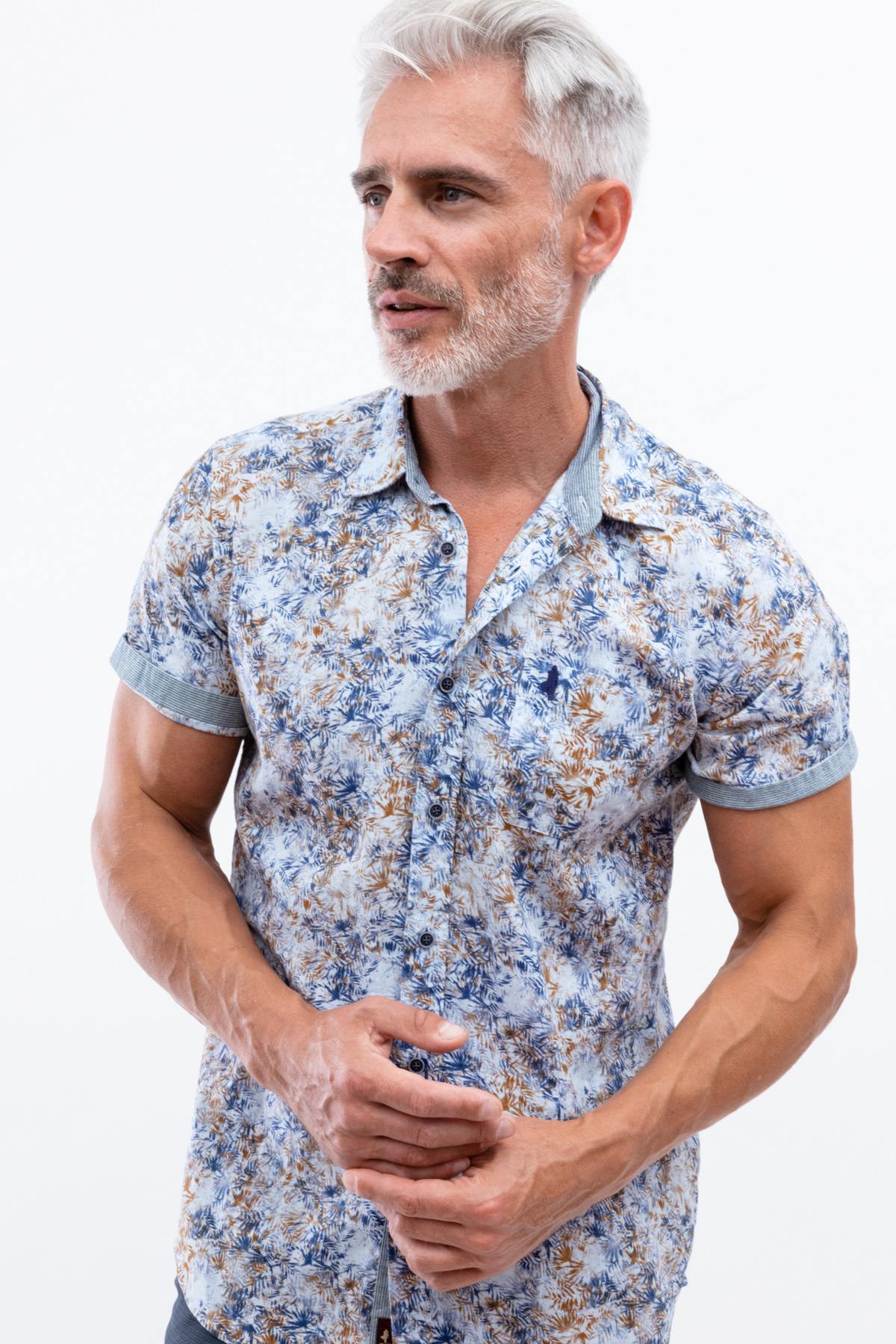 Short-sleeved printed shirt - Image n°4