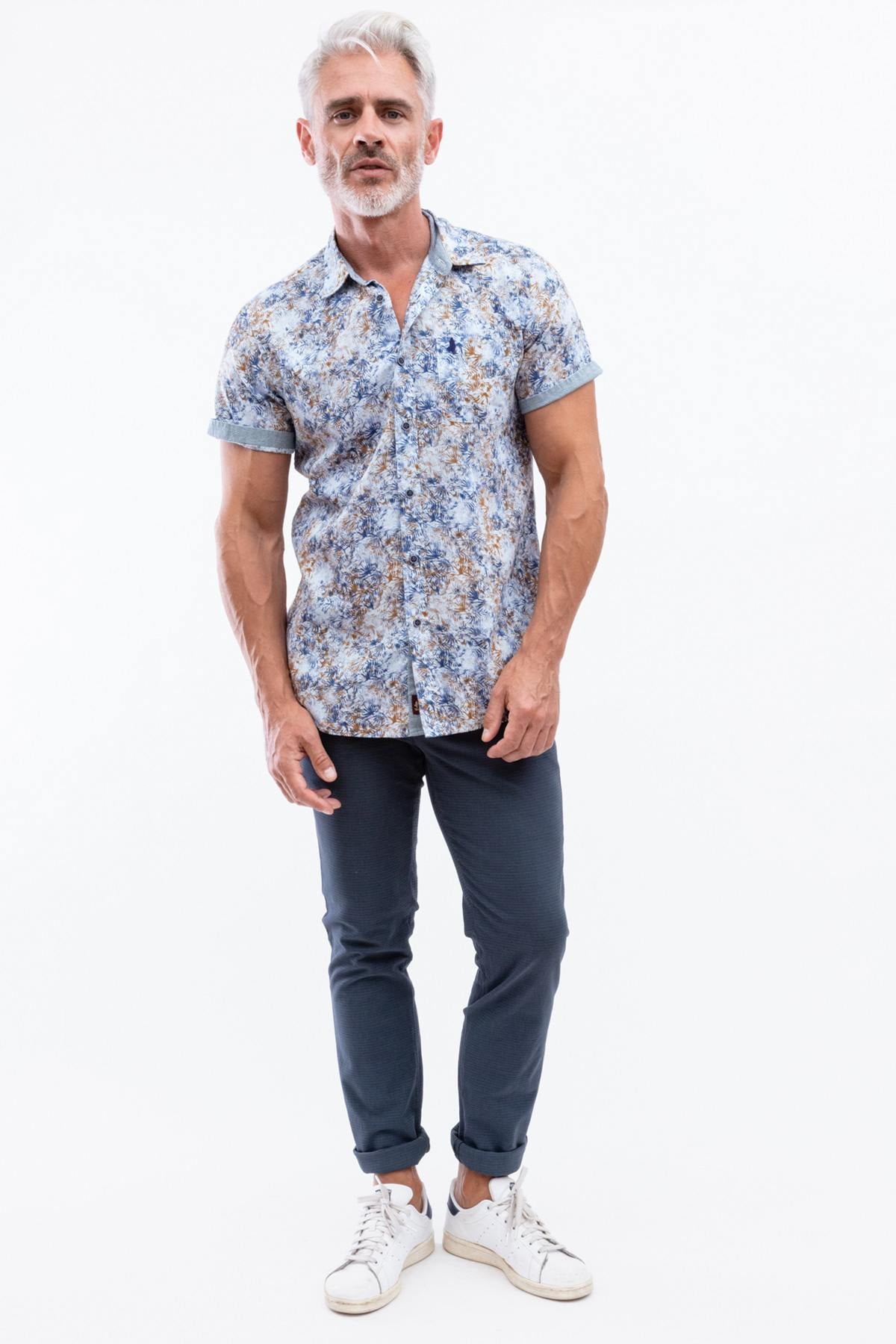 Short-sleeved printed shirt - Image n°5