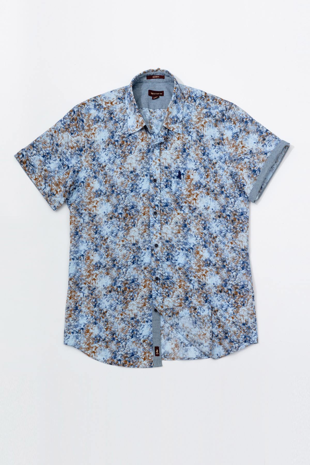 Short-sleeved printed shirt - Image n°6