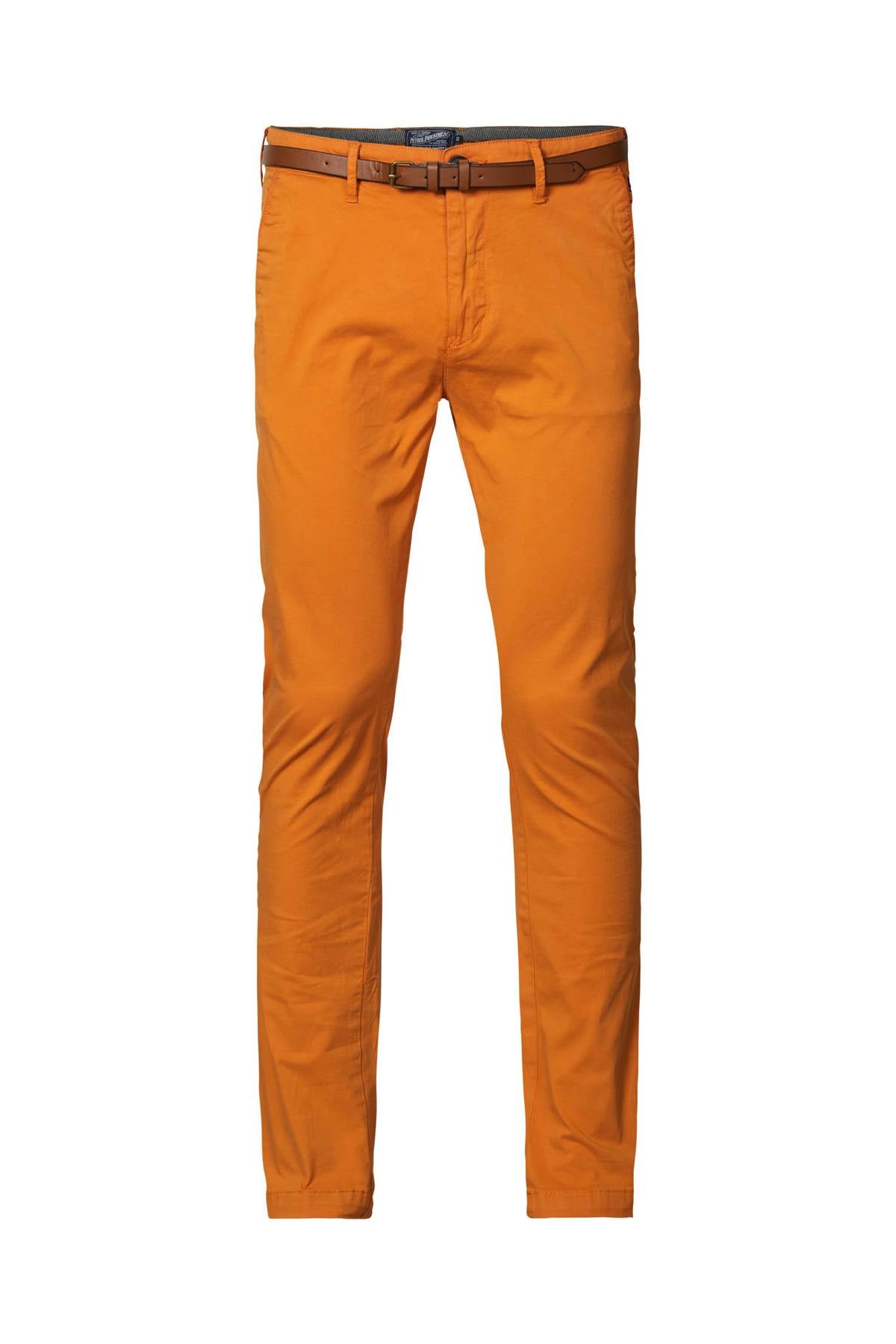 Yellow slim fit chinos - Image n°3