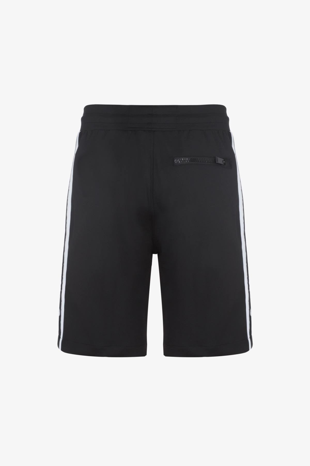 Men's black shorts with drawstring - Image n°6