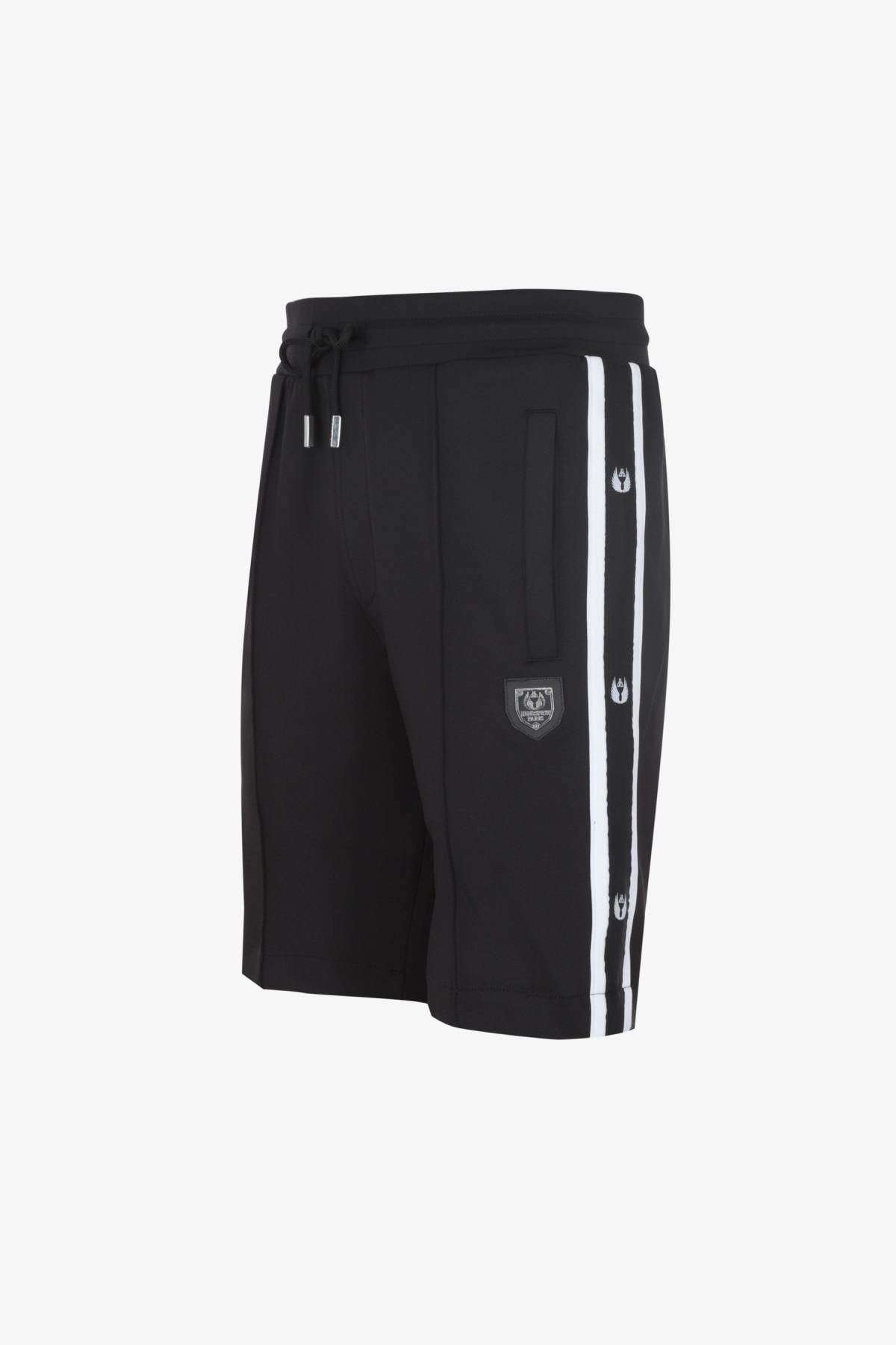 Men's black shorts with drawstring - Image n°7