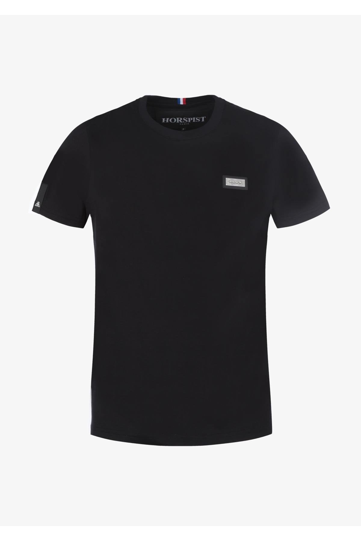 Black t-shirt with metal plate - Image n°8