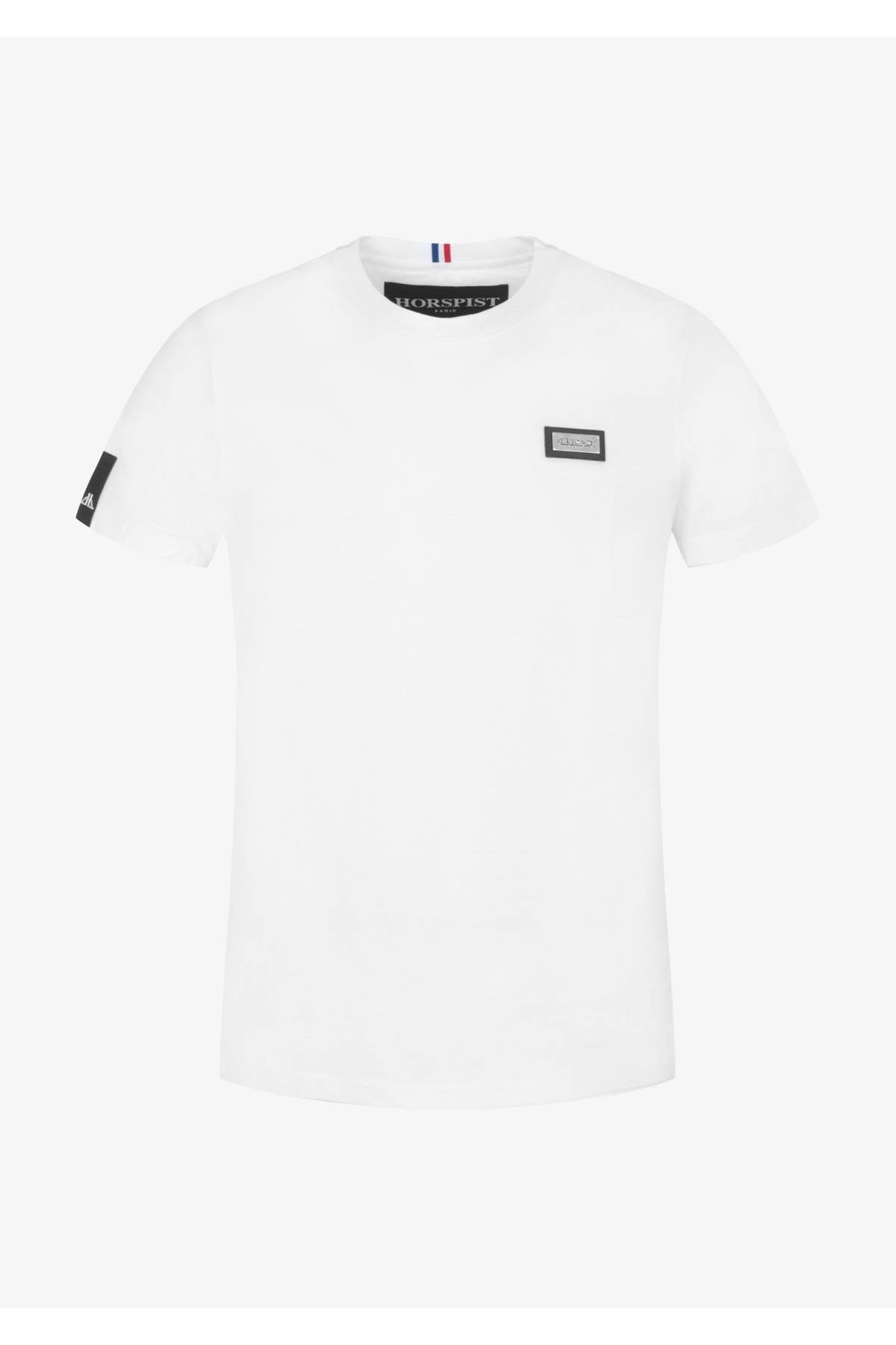 Plain white t-shirt with chest plate - Image n°12