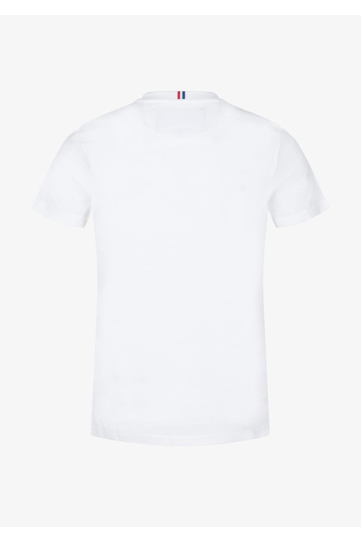 Plain white t-shirt with chest plate - Image n°14