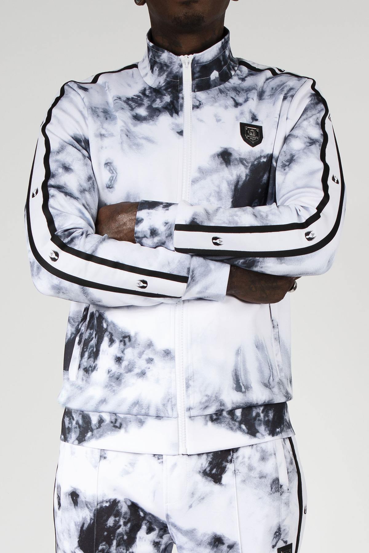 Cloud print zipped jacket - Image n°6