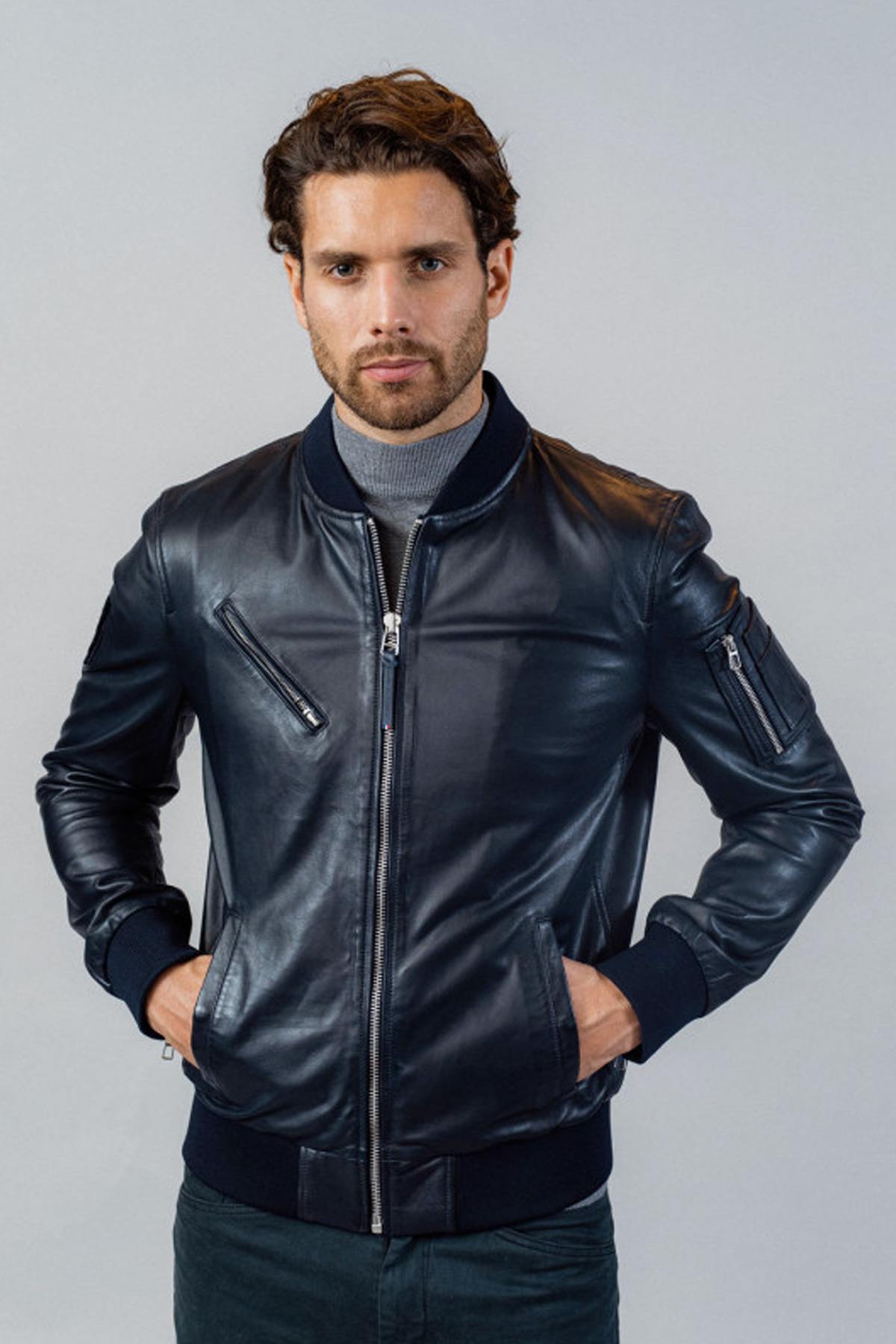 Leather bomber Patrouille de France - Image n°18