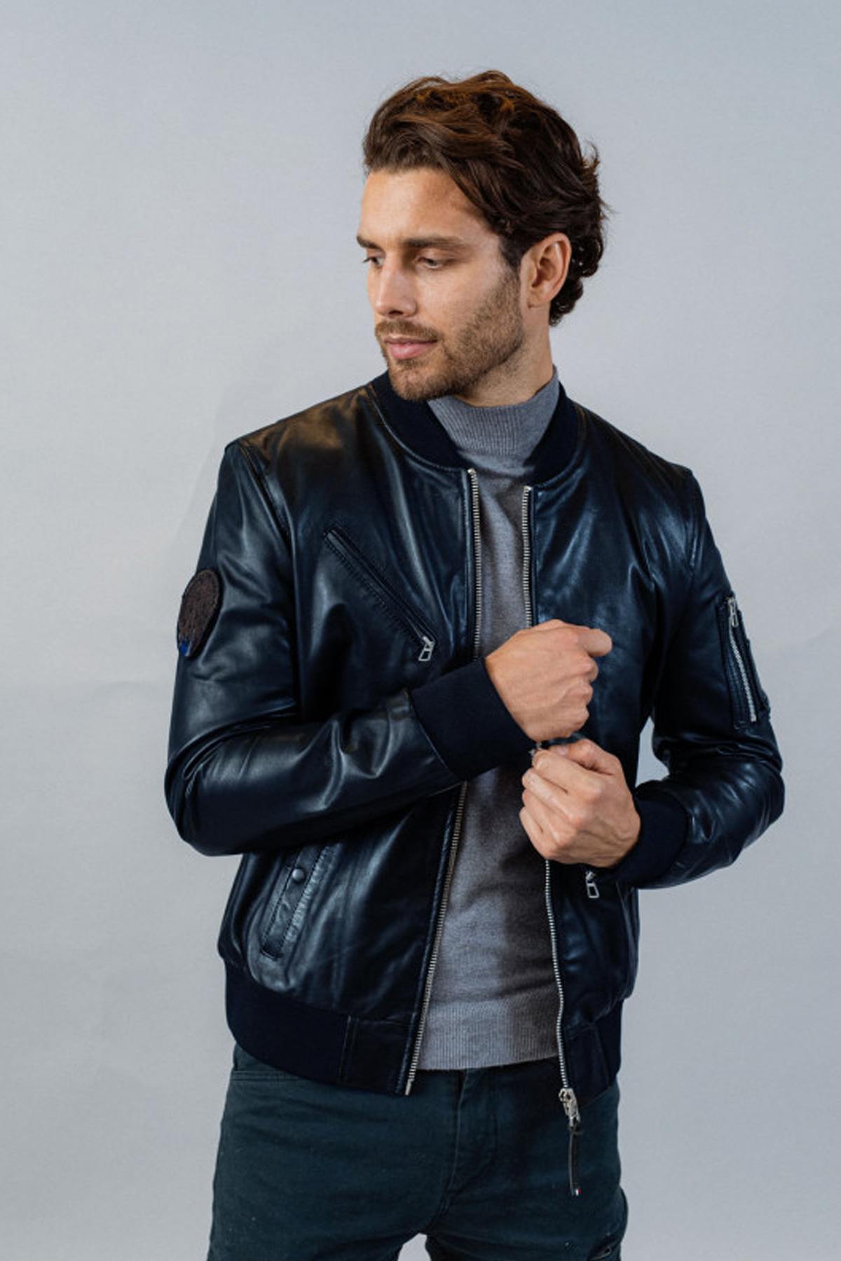 Leather bomber Patrouille de France - Image n°16