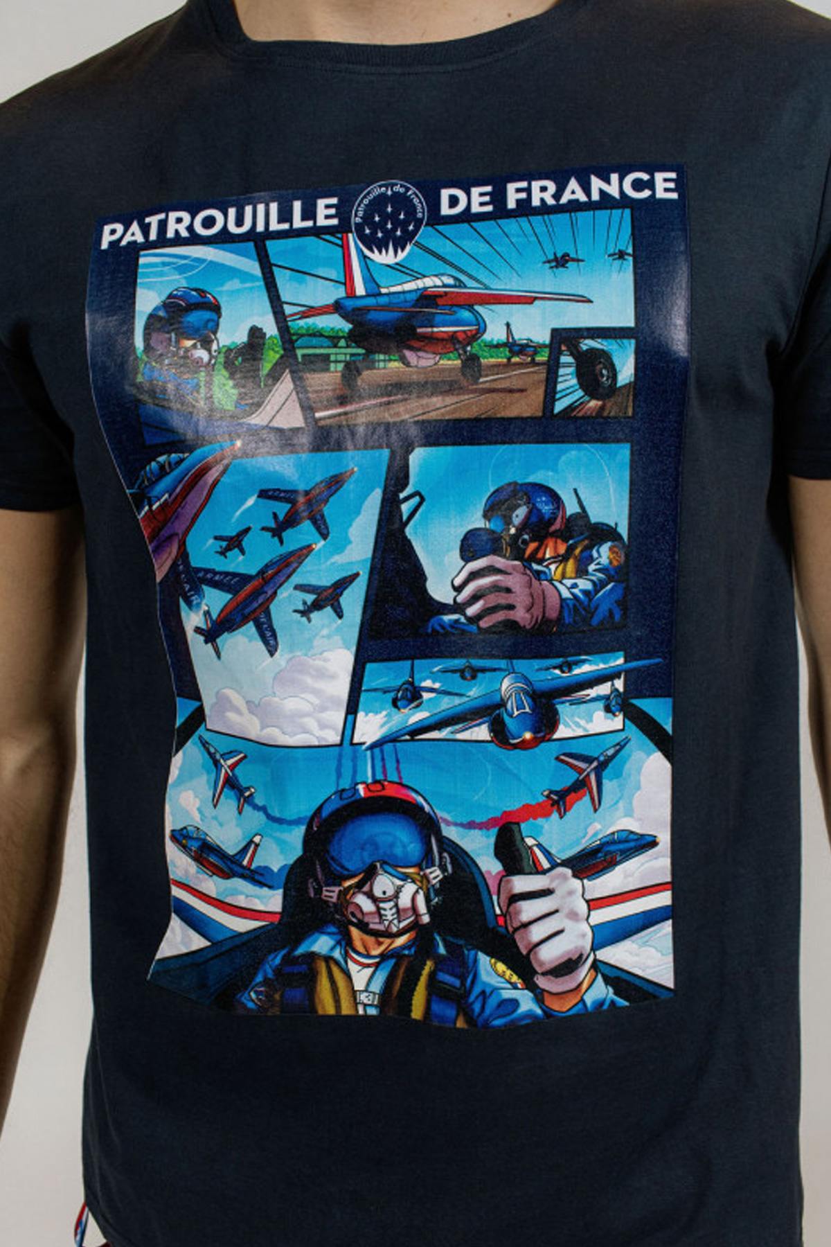 Navy blue T-Shirt BD Patrouille de France - Image n°2