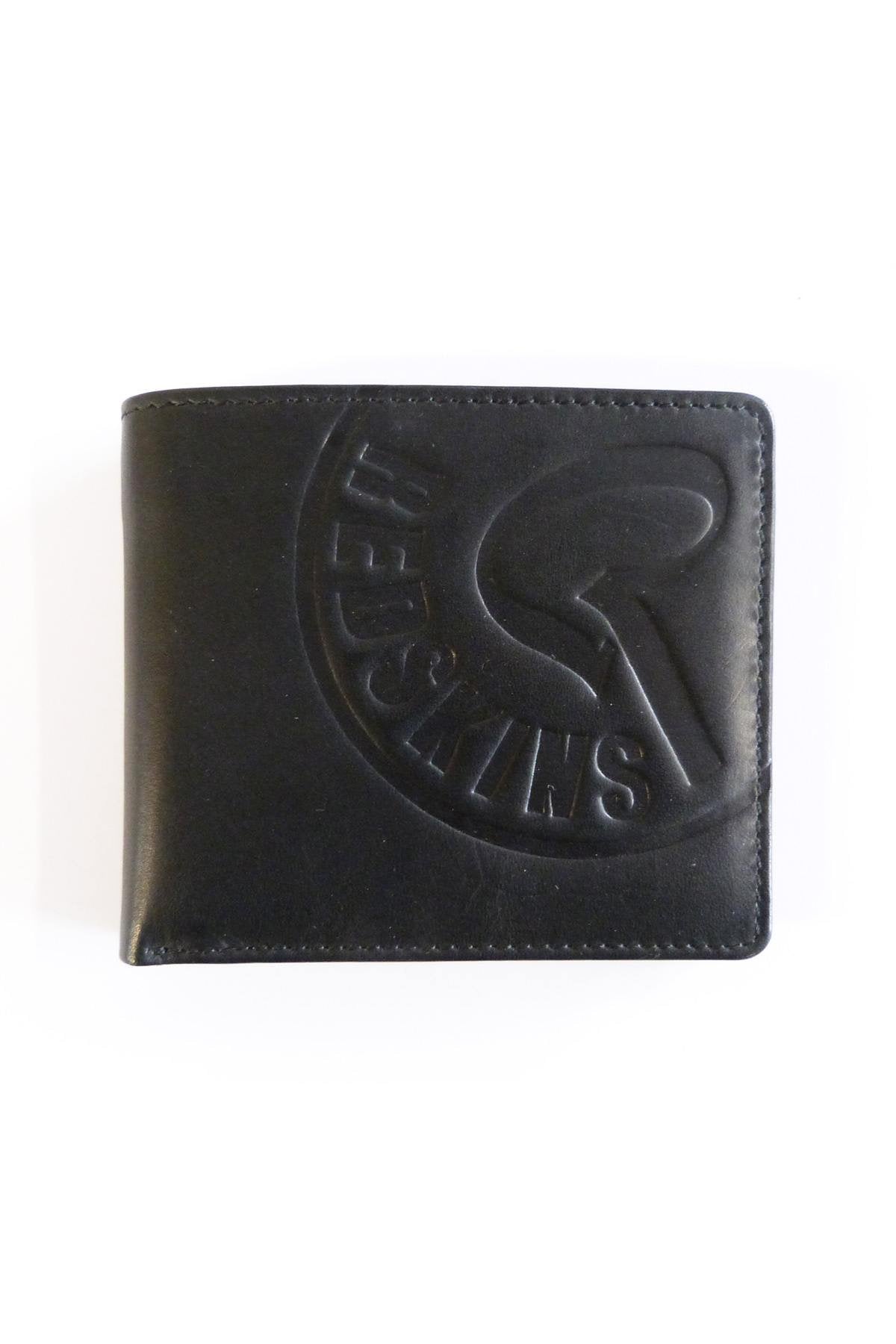 Men's black leather wallet - Image n°1