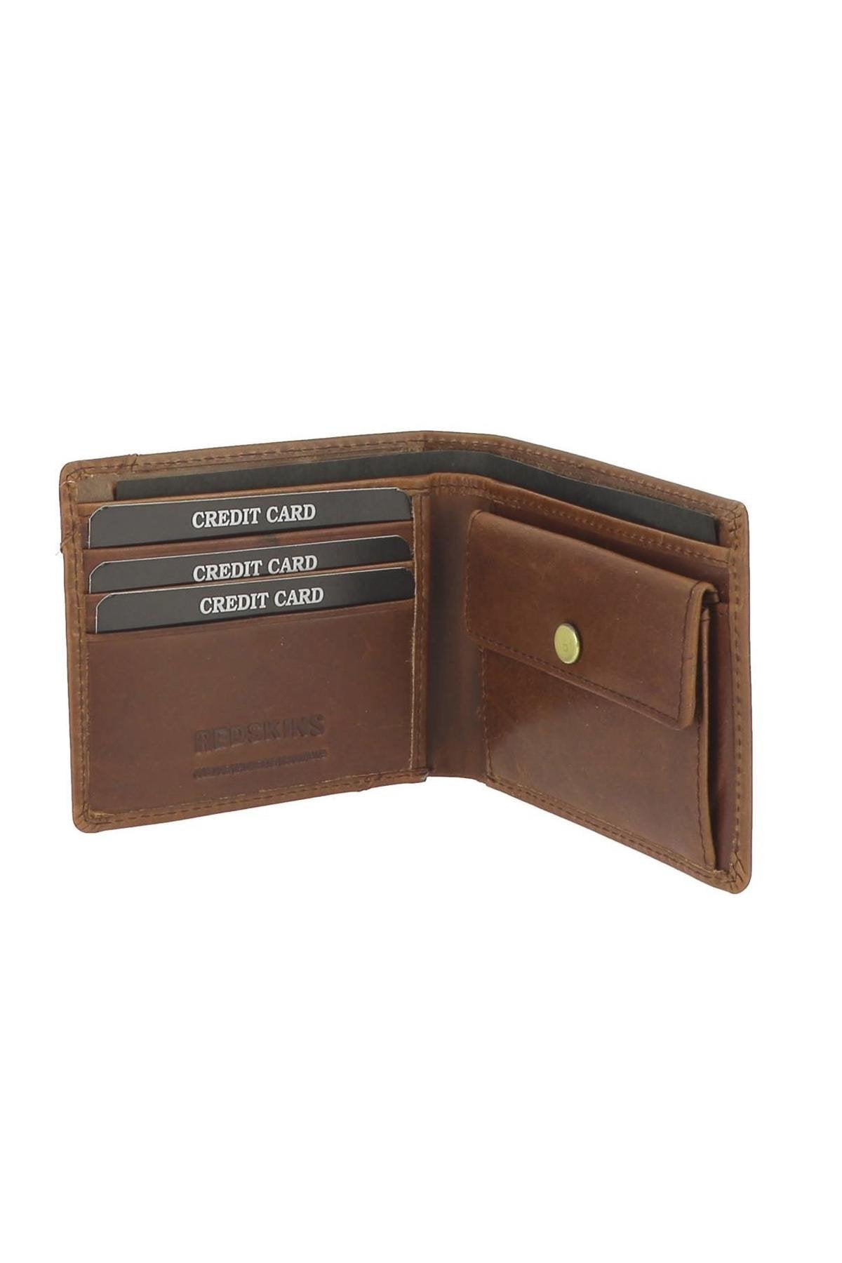 Brown leather wallet - Image n°2