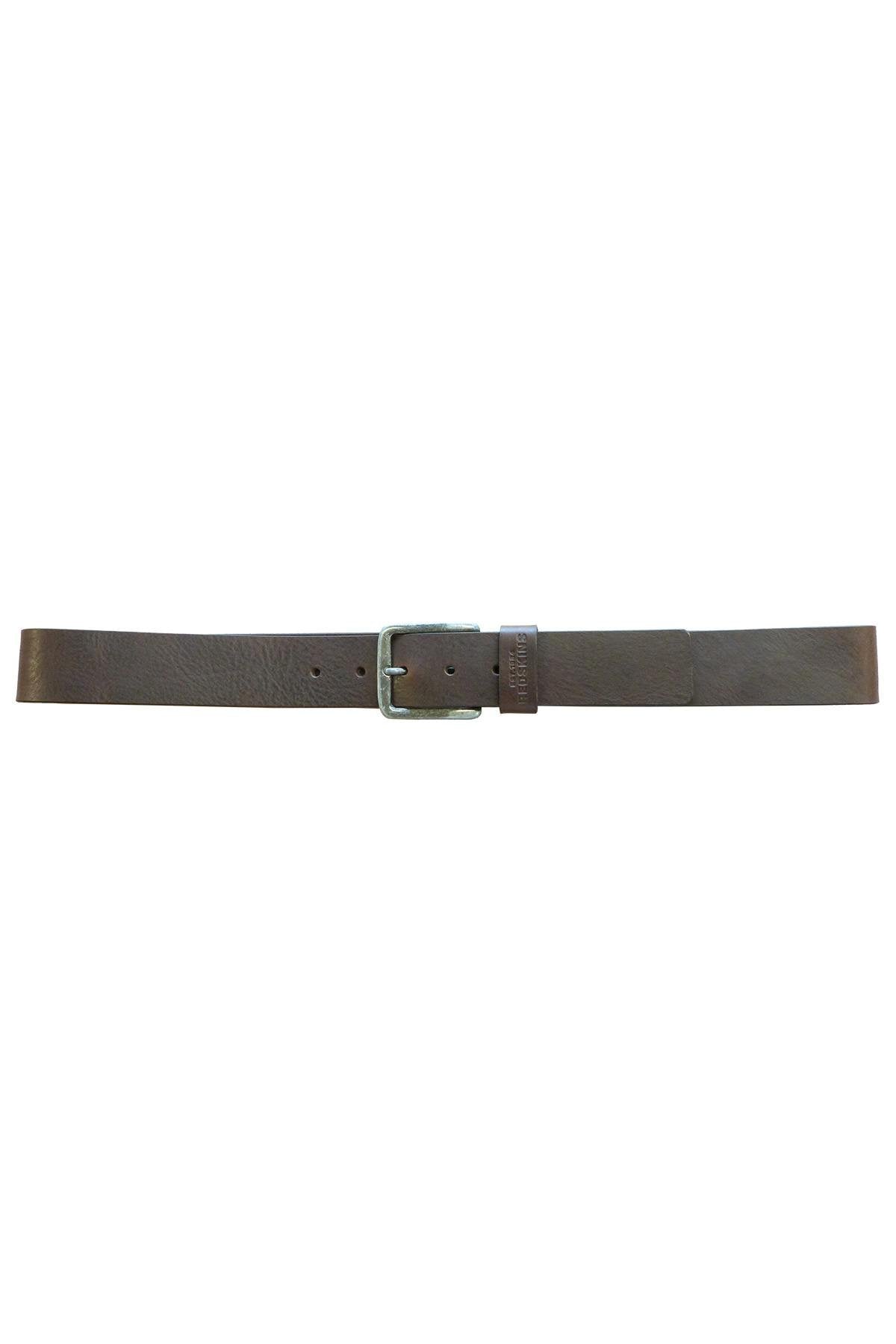 Men's dark brown belt - Image n°1