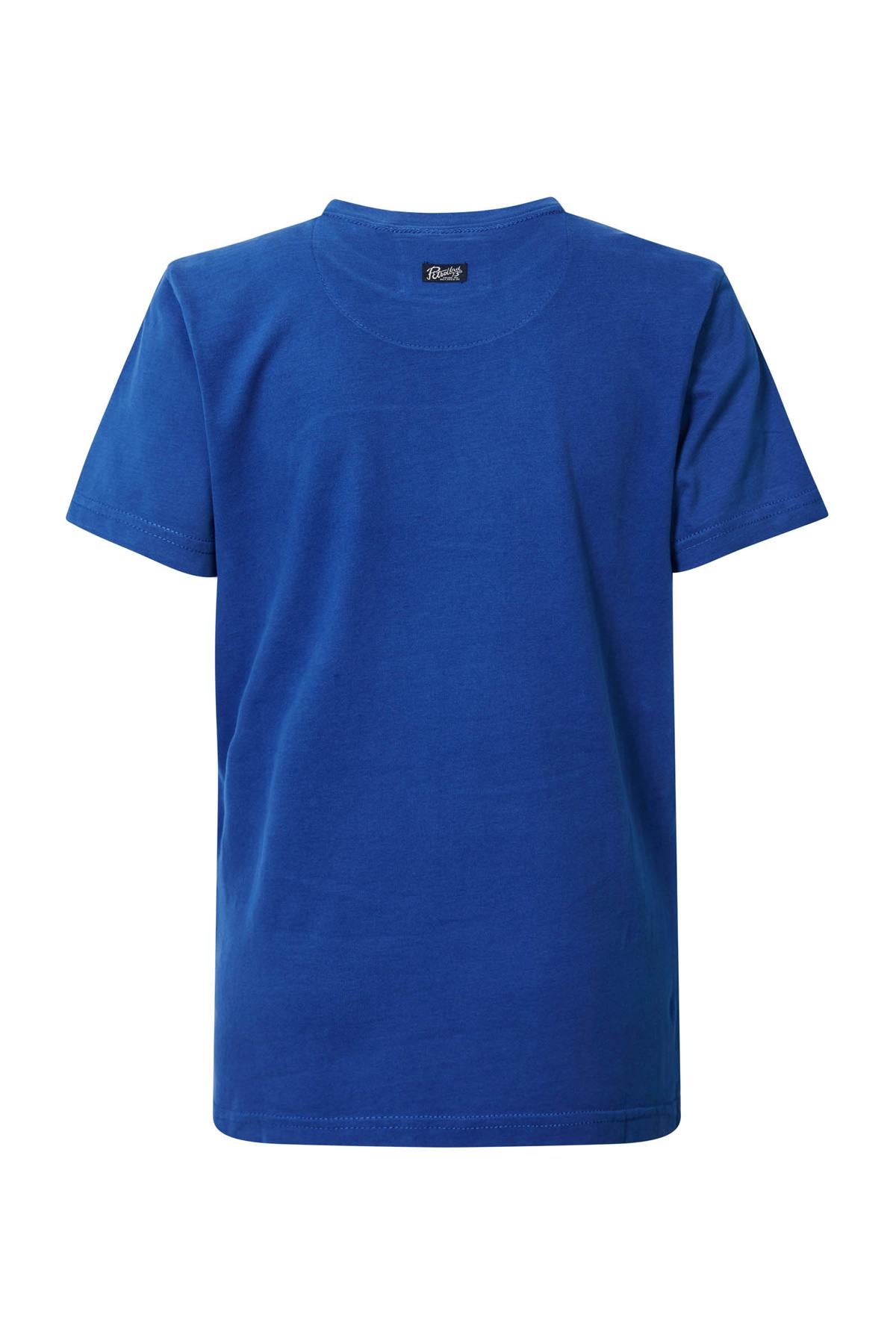 Blue short-sleeved t-shirt - Image n°2