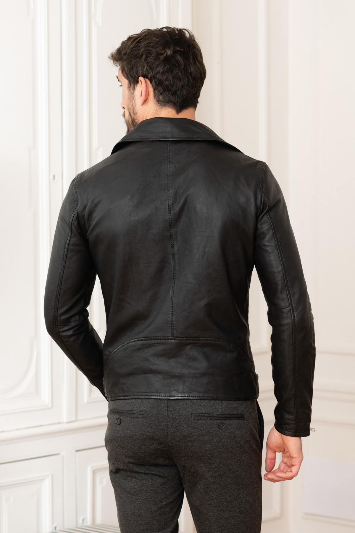 Black sheepskin perfecto - Image n°9