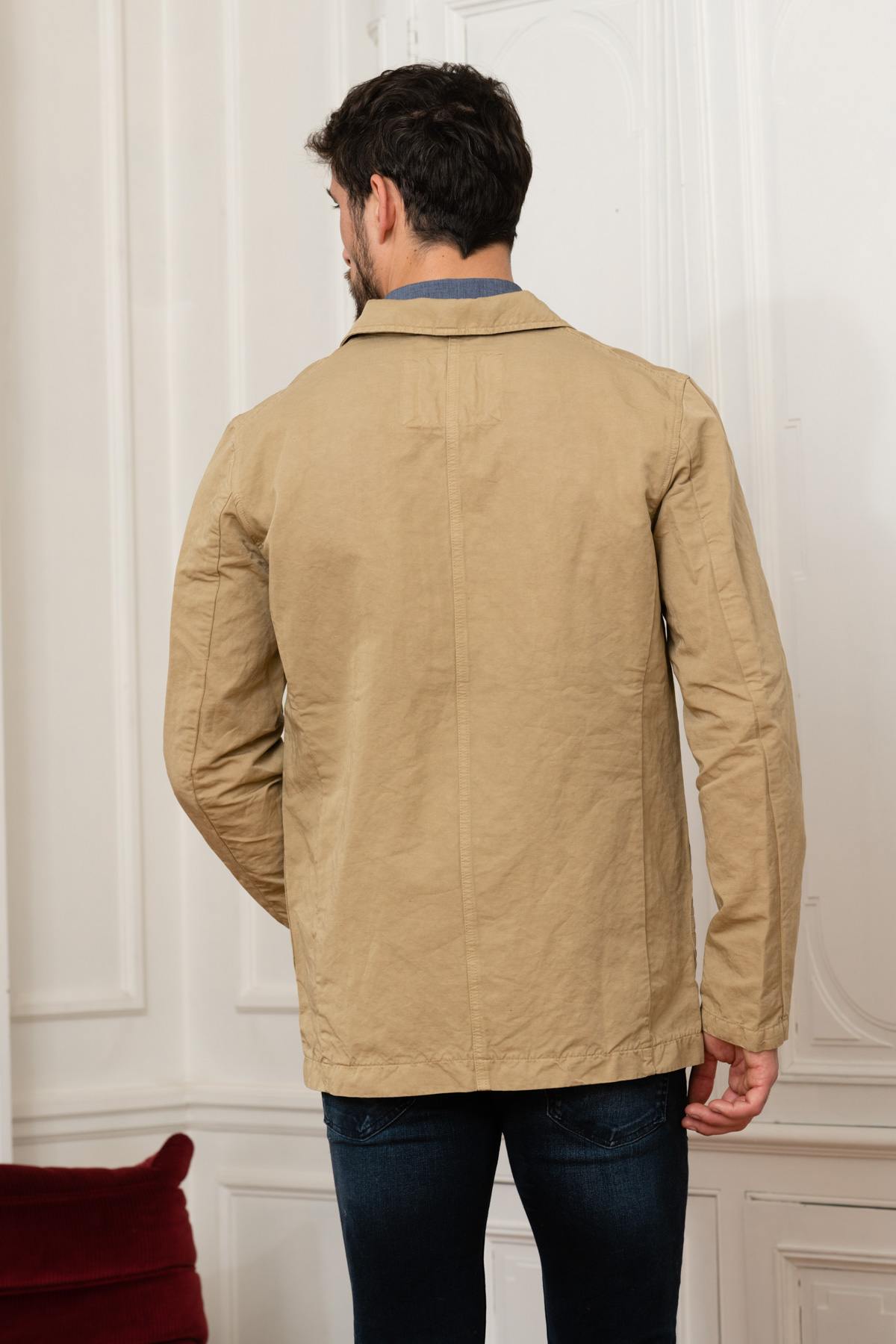 Beige overshirt jacket - Image n°3